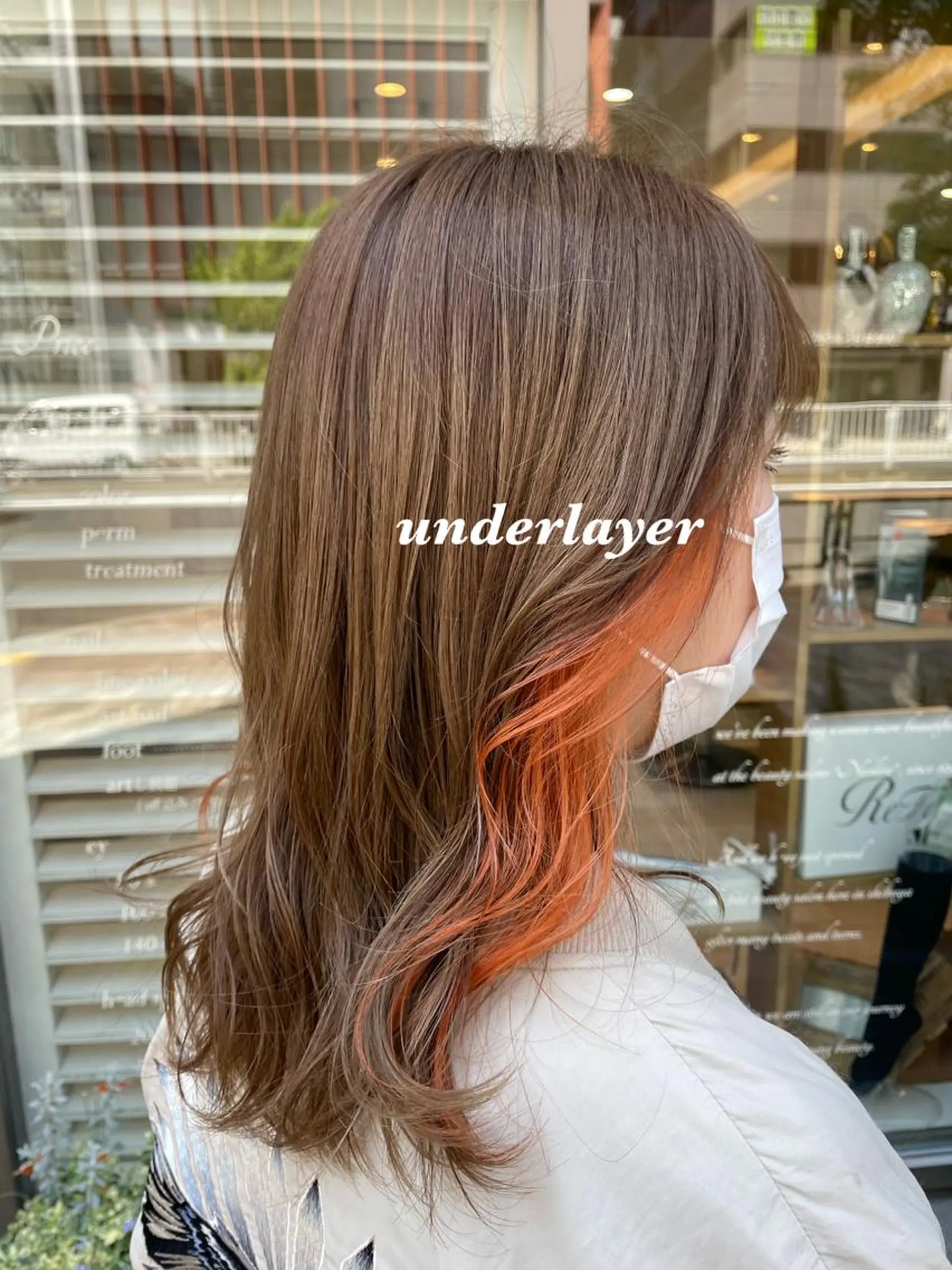 カラー オレンジ ヘアアレンジ 🌿あがりれいなのその他イメージ