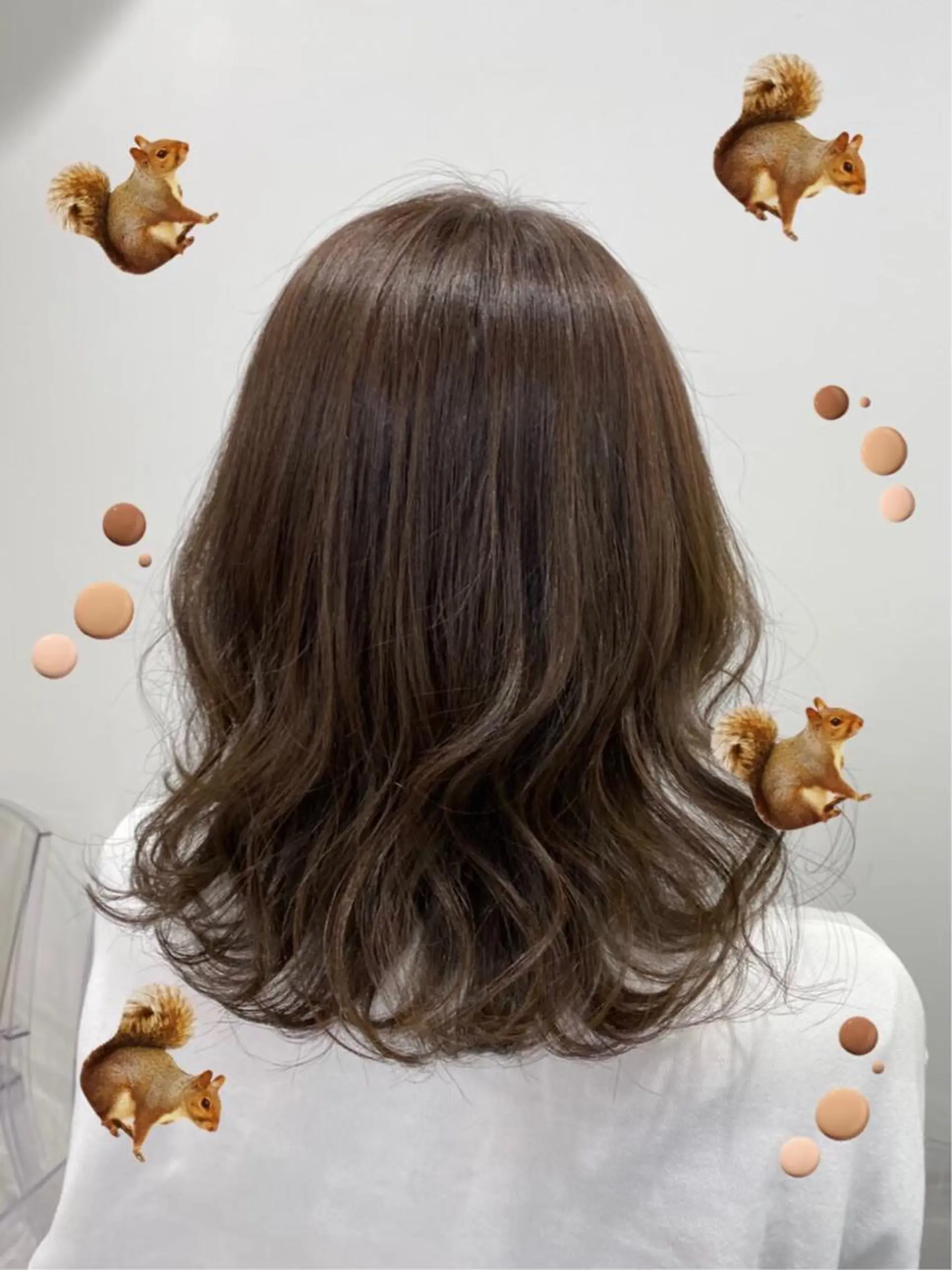 ミディアム カラー ヘアアレンジ 🪞THEATER 表参道店🩰のヘアスタイル