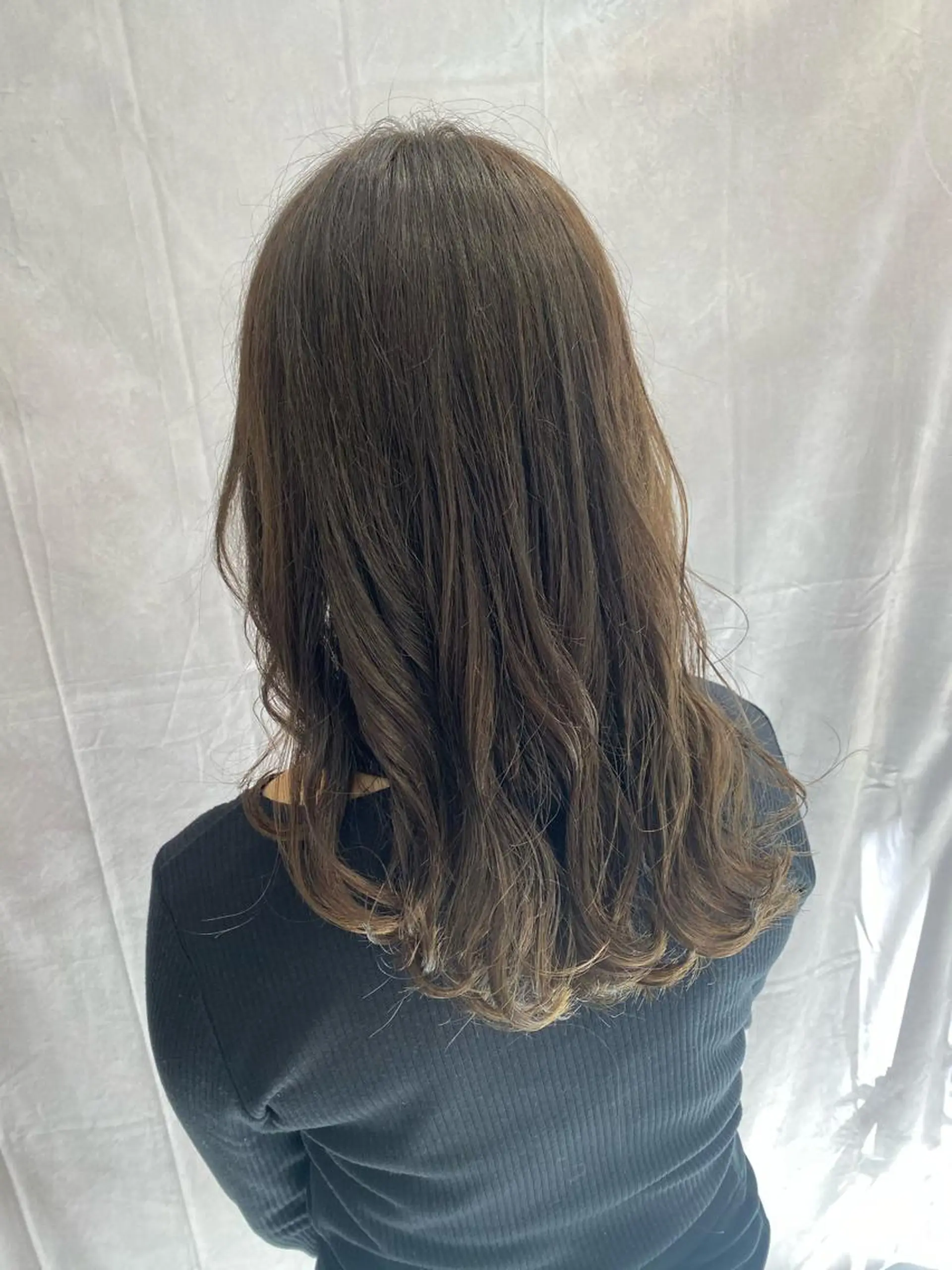 ロング カラー ベージュカラー 透明感カラー アオイ🩵暖色 /まろやかカラーのヘアスタイル