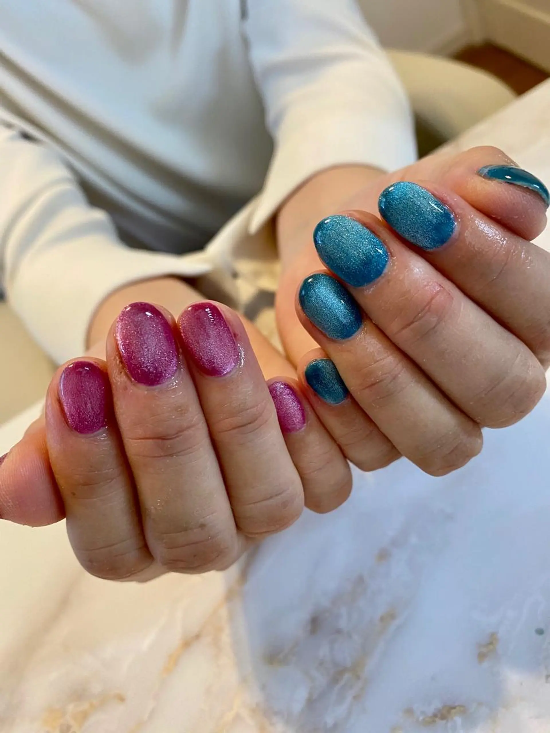 ネイル アートネイル オフィスネイル 冬ネイル yuko （ネイリスト）のネイルデザイン