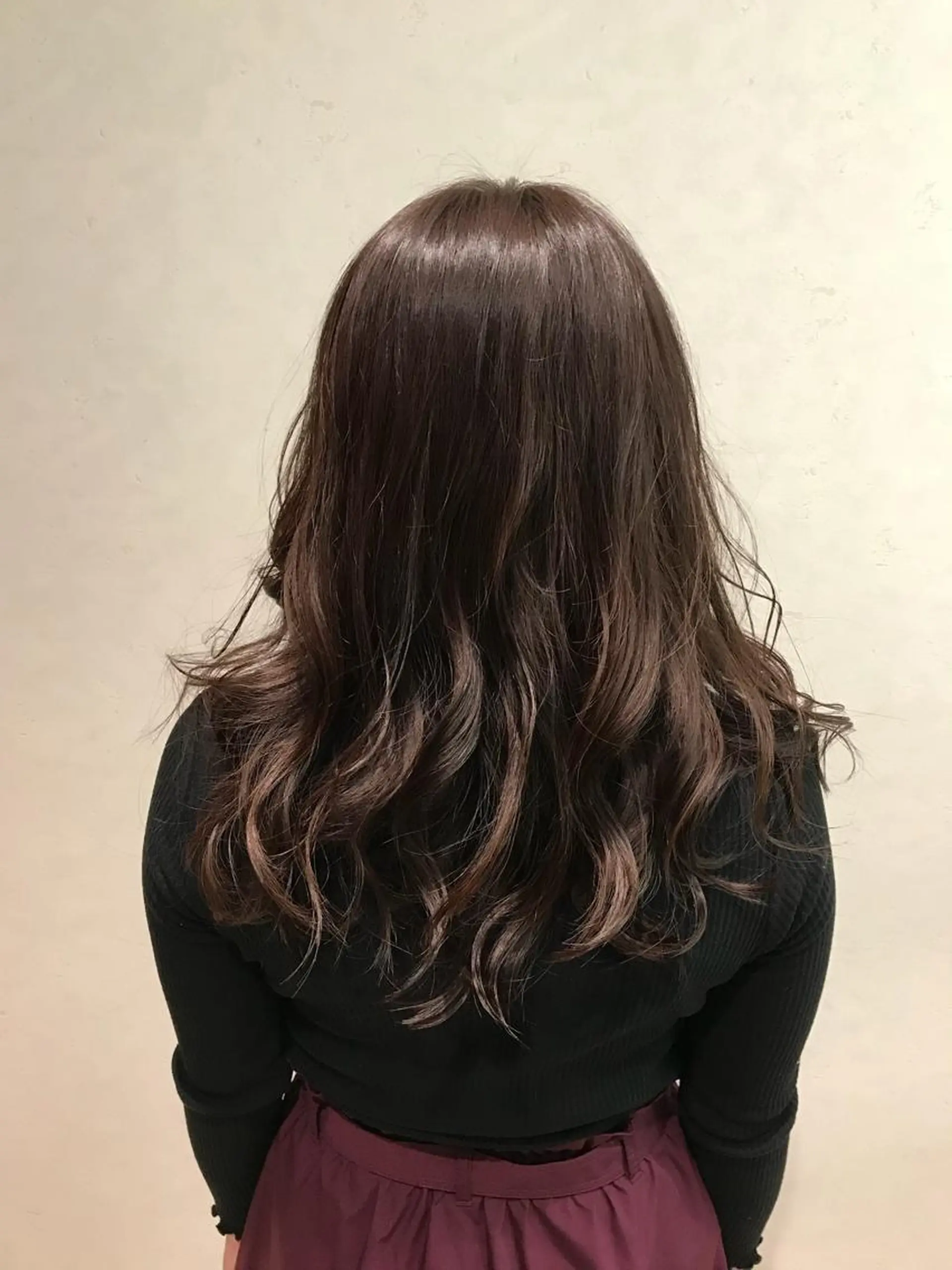 ロング カラー ブラウンカラー パープルカラー パープルブラウン 【大人艶カラー🌿】 中畑リョウのヘアスタイル