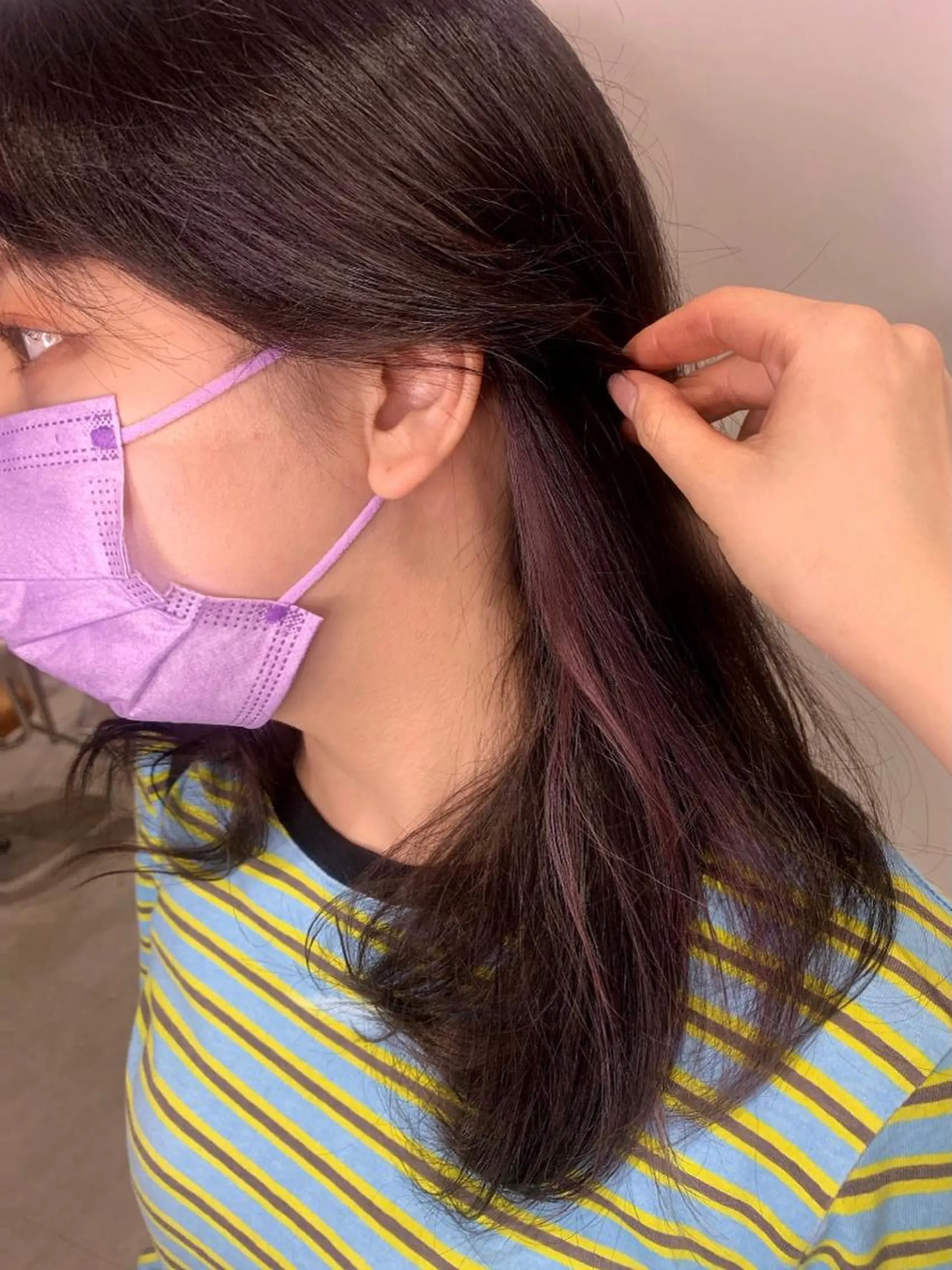 ロング カラー ヘアカラー トリートメント 近藤千翔🩵 髪質改善Periodのエステ・リラクイメージ