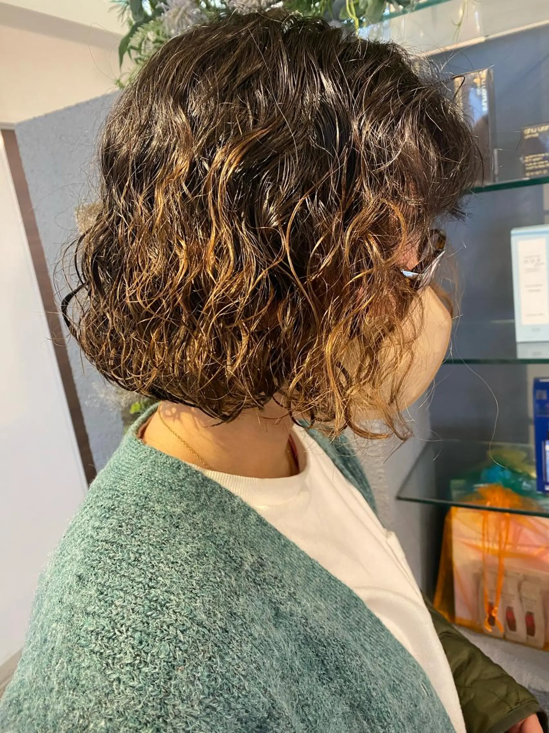 ミディアム パーマ ミディアムパーマ 🌿 Y U Iのヘアスタイル