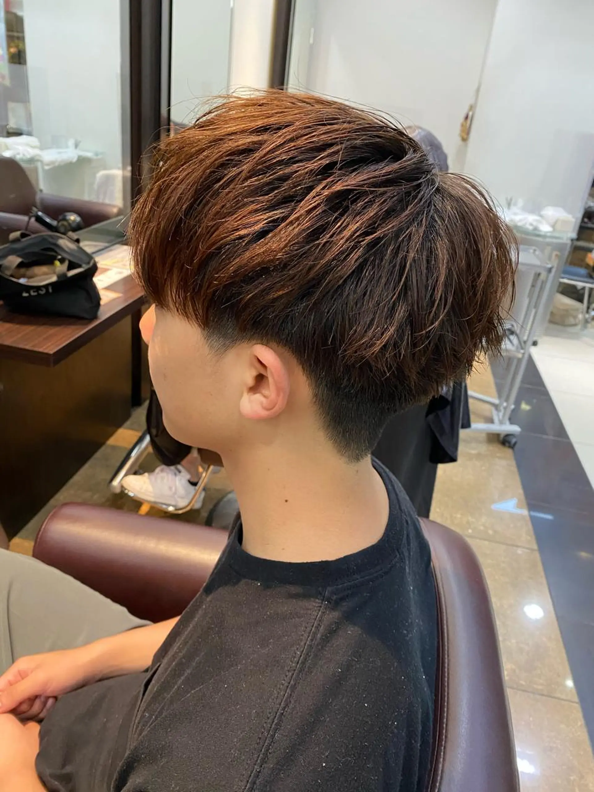 ショート カット 酸スト/フェザー パーマ/三谷海斗のヘアスタイル