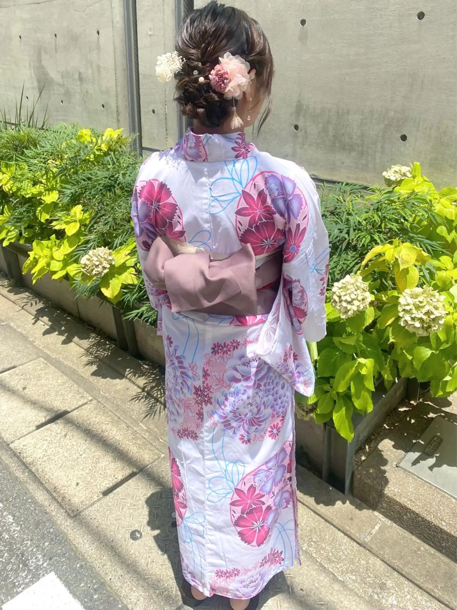 カラー mizuki/ピンク ベージュ.レイヤーのヘアスタイル