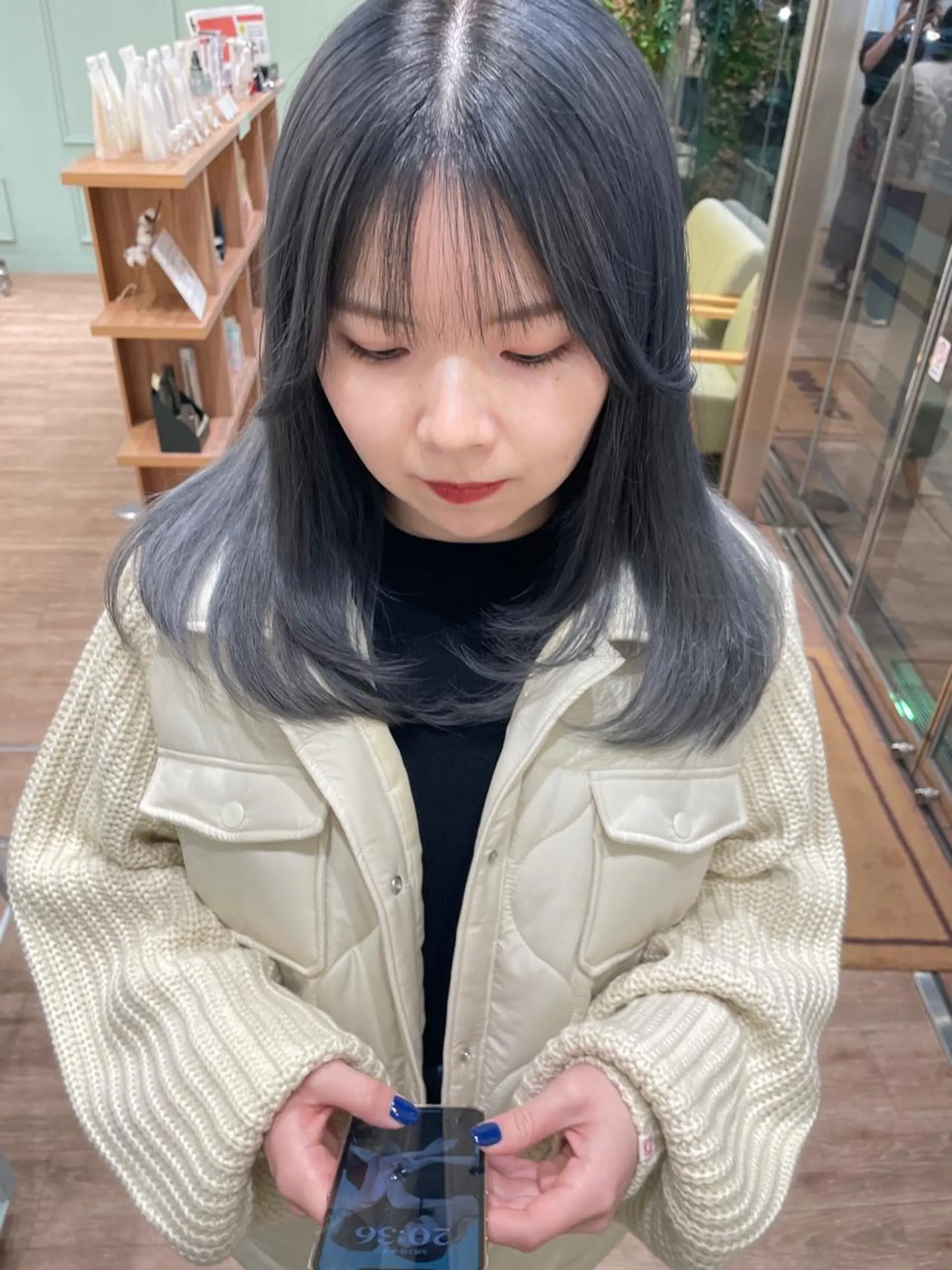 ロング カット ヘアカラー 韓国／大宮／レイヤー 🤍AYA🤍のヘアスタイル