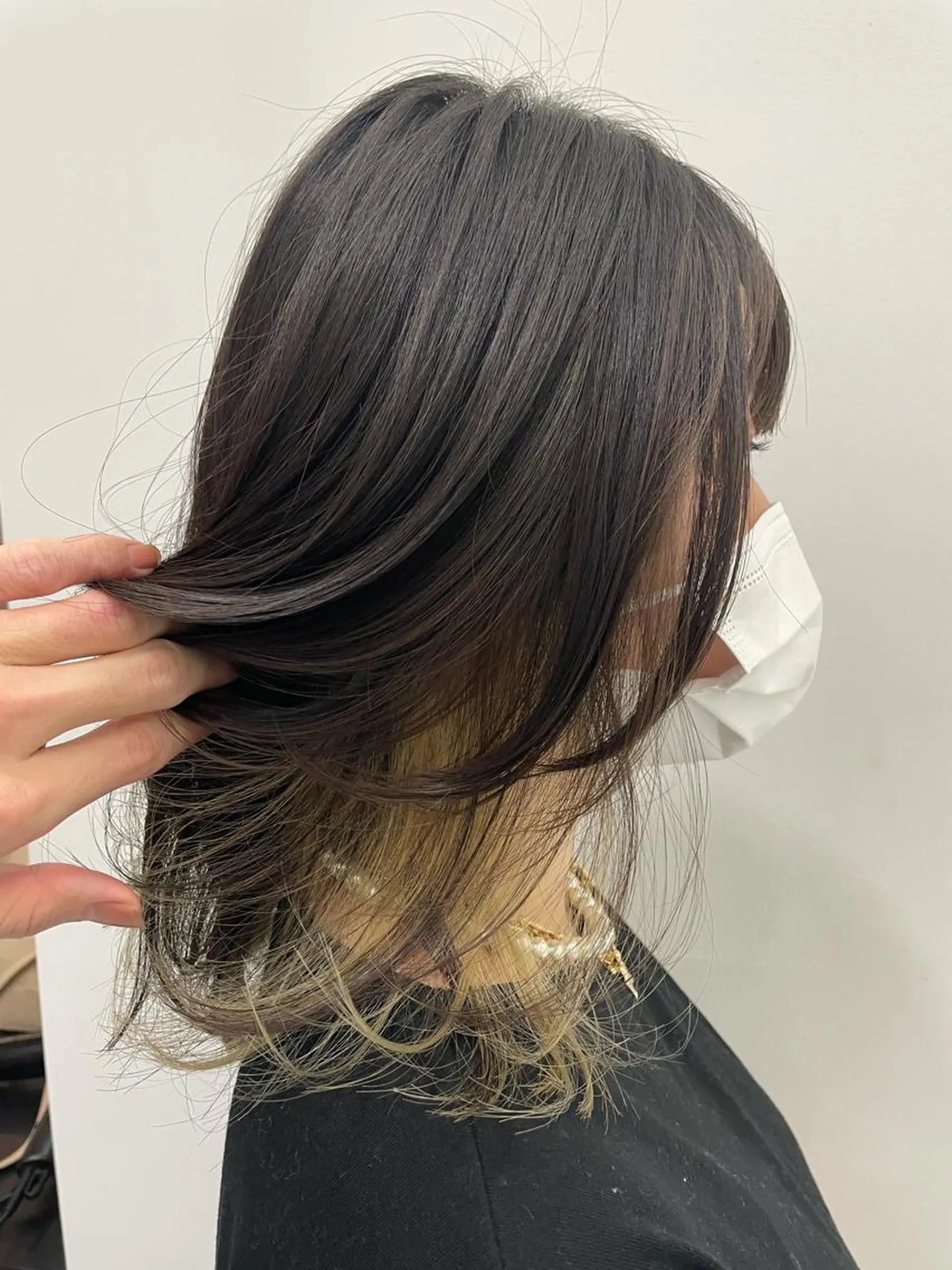 セミロング 今だけカット無料✨ 表参道美容師　井出光のヘアスタイル