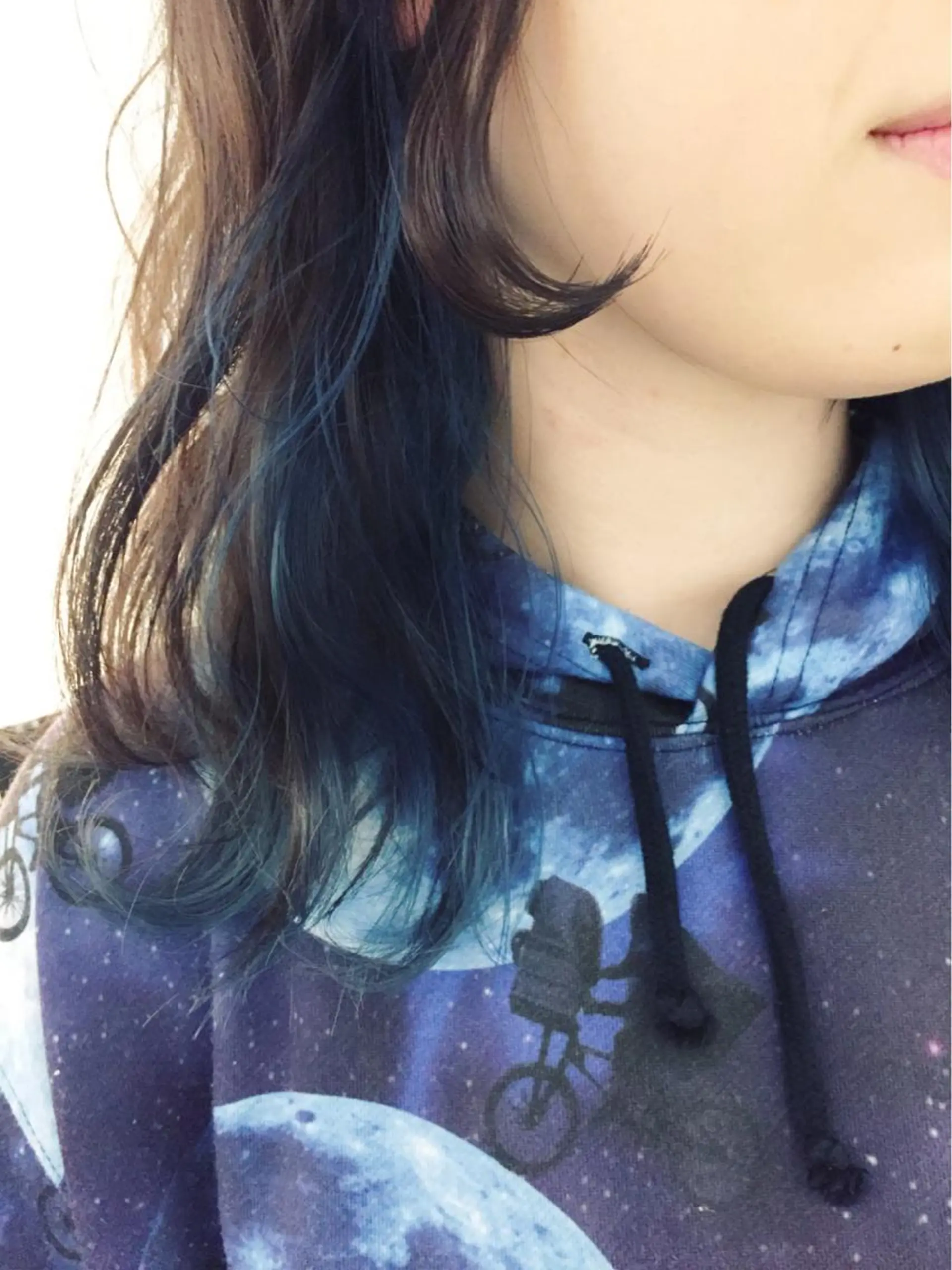 ミディアム カラー ヘアアレンジ アディクシーカラー ブリーチ ブルーカラー デザインカラー インナーカラー ✨ハイクオリティ✨ 山本香也のヘアスタイル