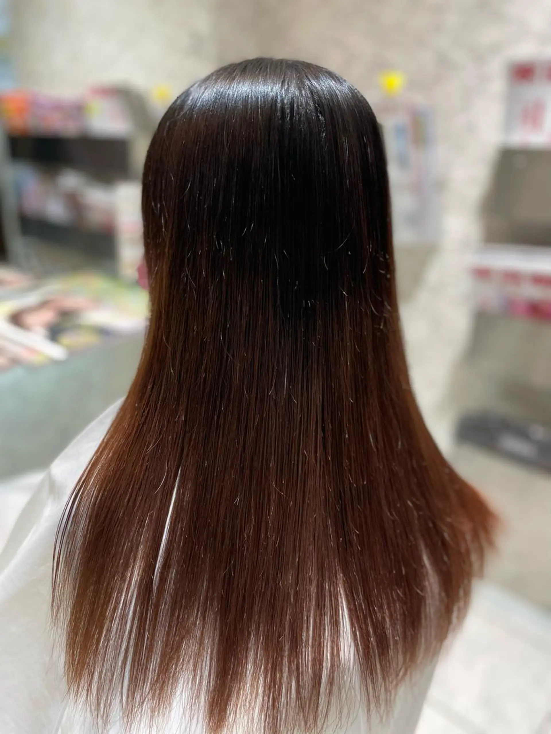 ロング カラー ベージュカラー グラデーションカラー ピンクカラー ピンクベージュ AGU hair vigor 三条店所属・AGU 三条店 林　雄のヘアスタイル