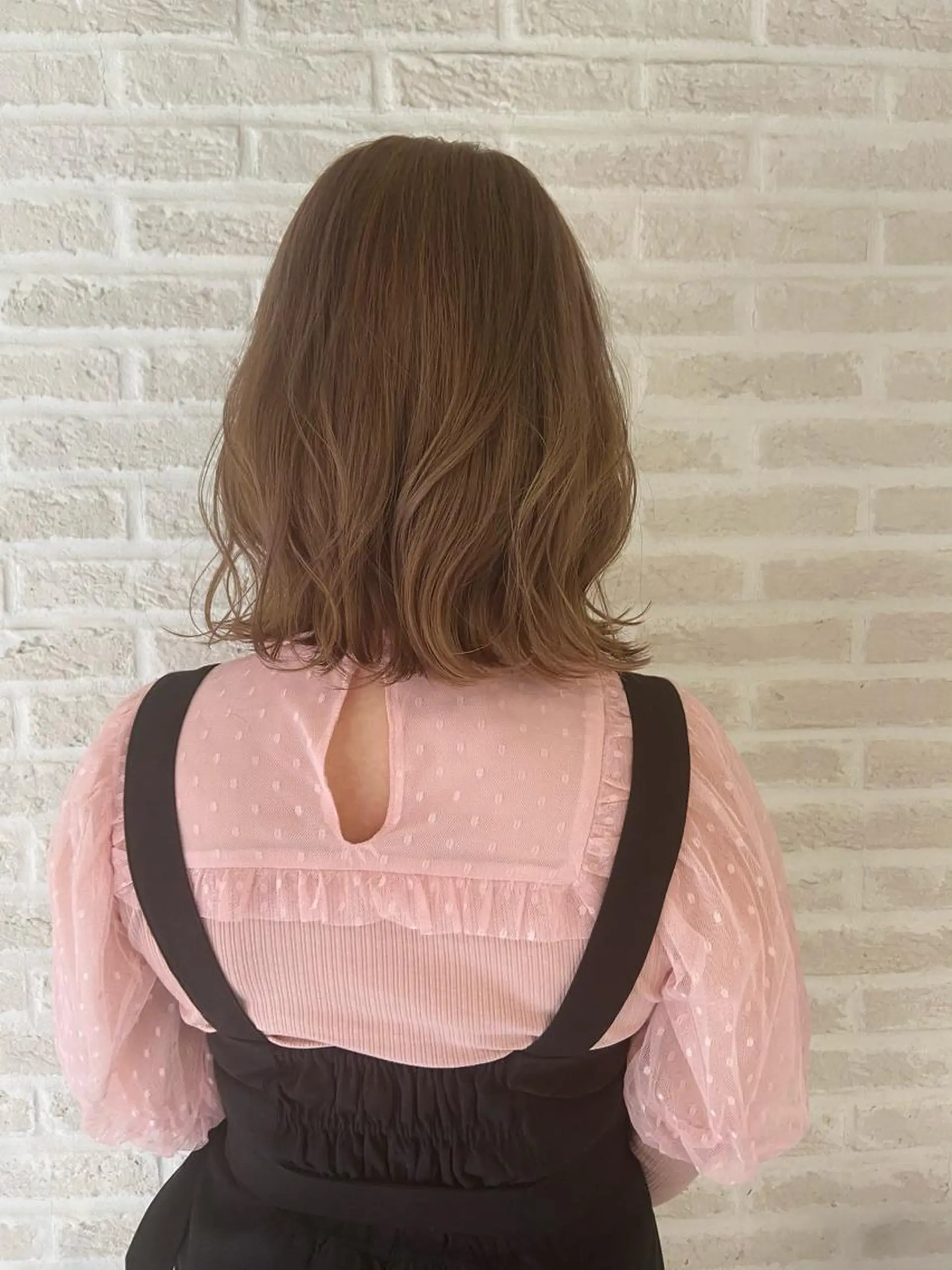 ミディアム カラー ヘアアレンジ ブリーチ 透明感カラー 米村(北岡)慶子 お店変わりました!のヘアスタイル