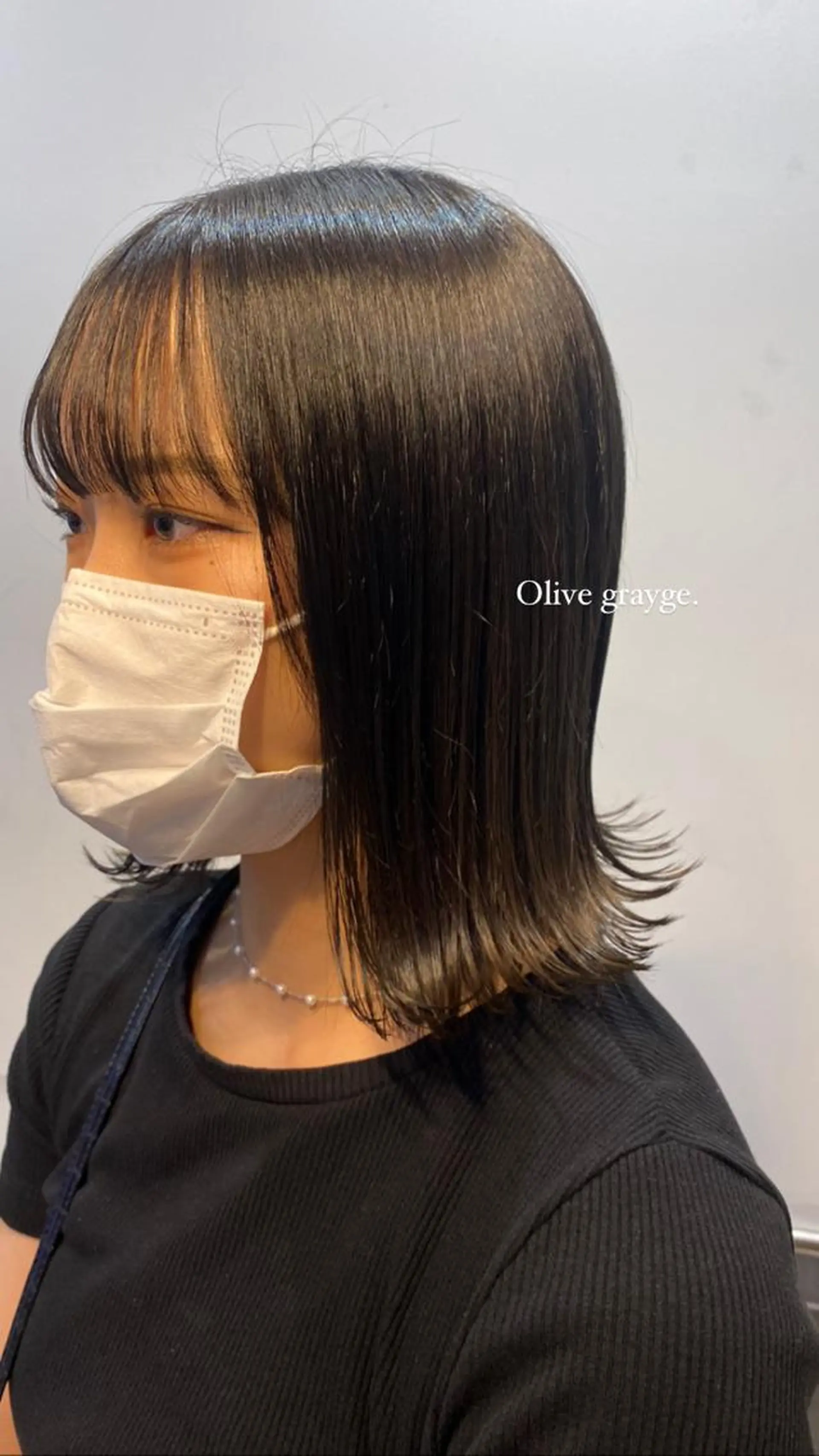 カラー グレージュ オリーブグレージュ オリーブグレー ∴Sanae. ∴ トータルビューティーのネイルデザイン