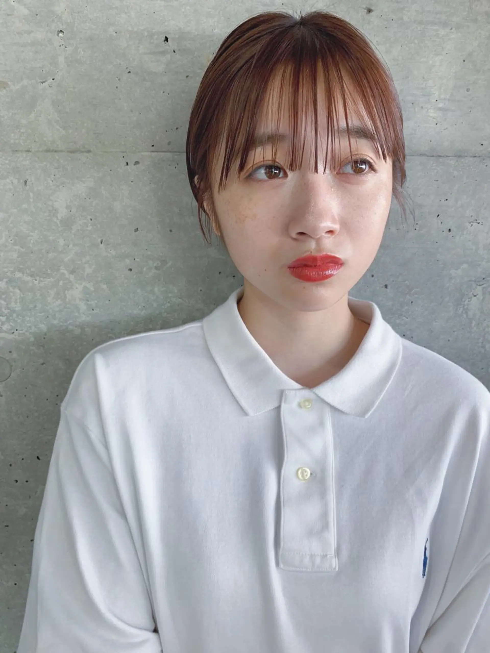 カラー ボブパーマコテ巻き風 パーマNo1深江秀平のヘアスタイル