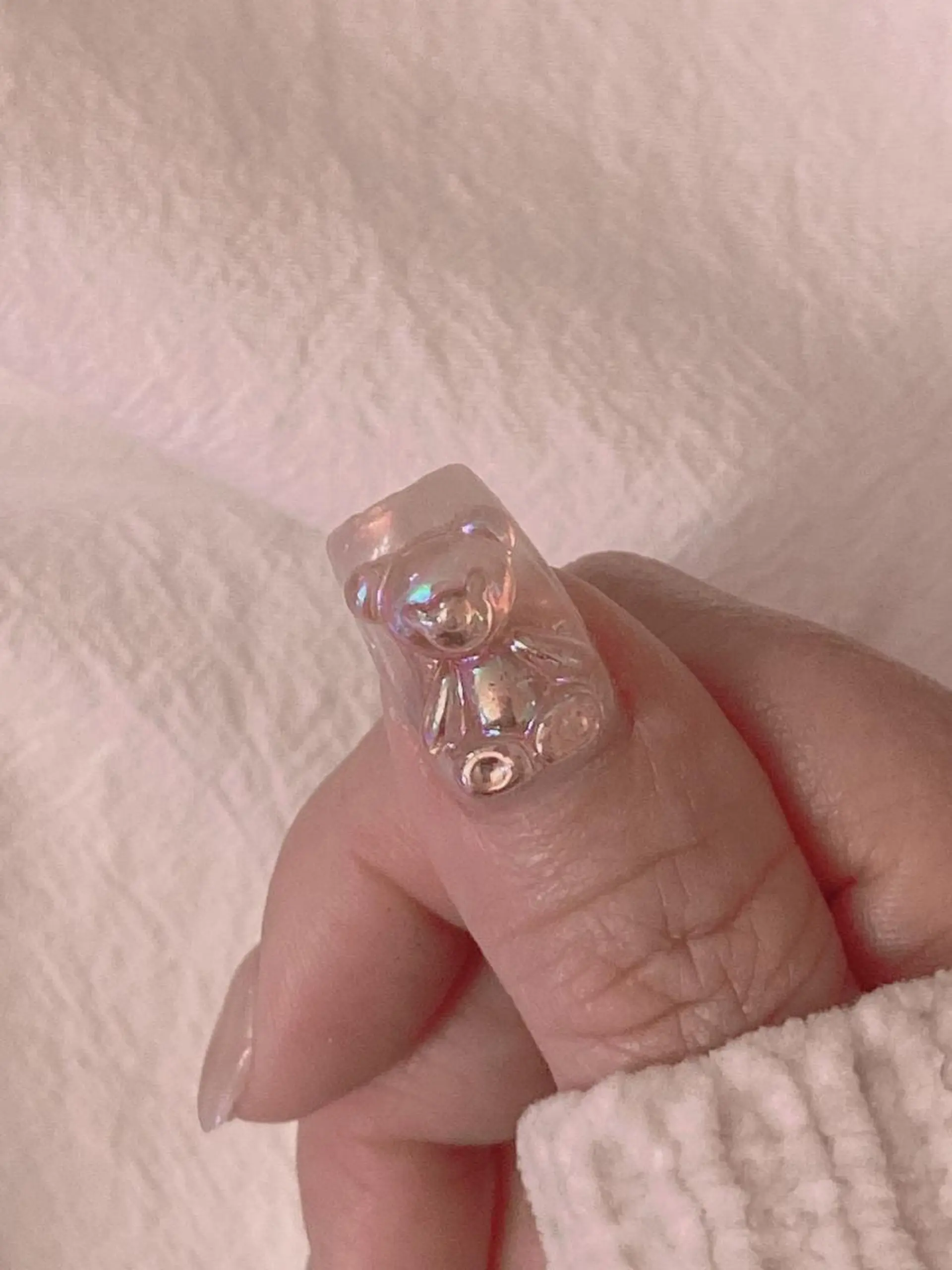 ネイル オーロラネイル ネイルチップ 冬ネイル beauty ☪︎moonのネイルデザイン