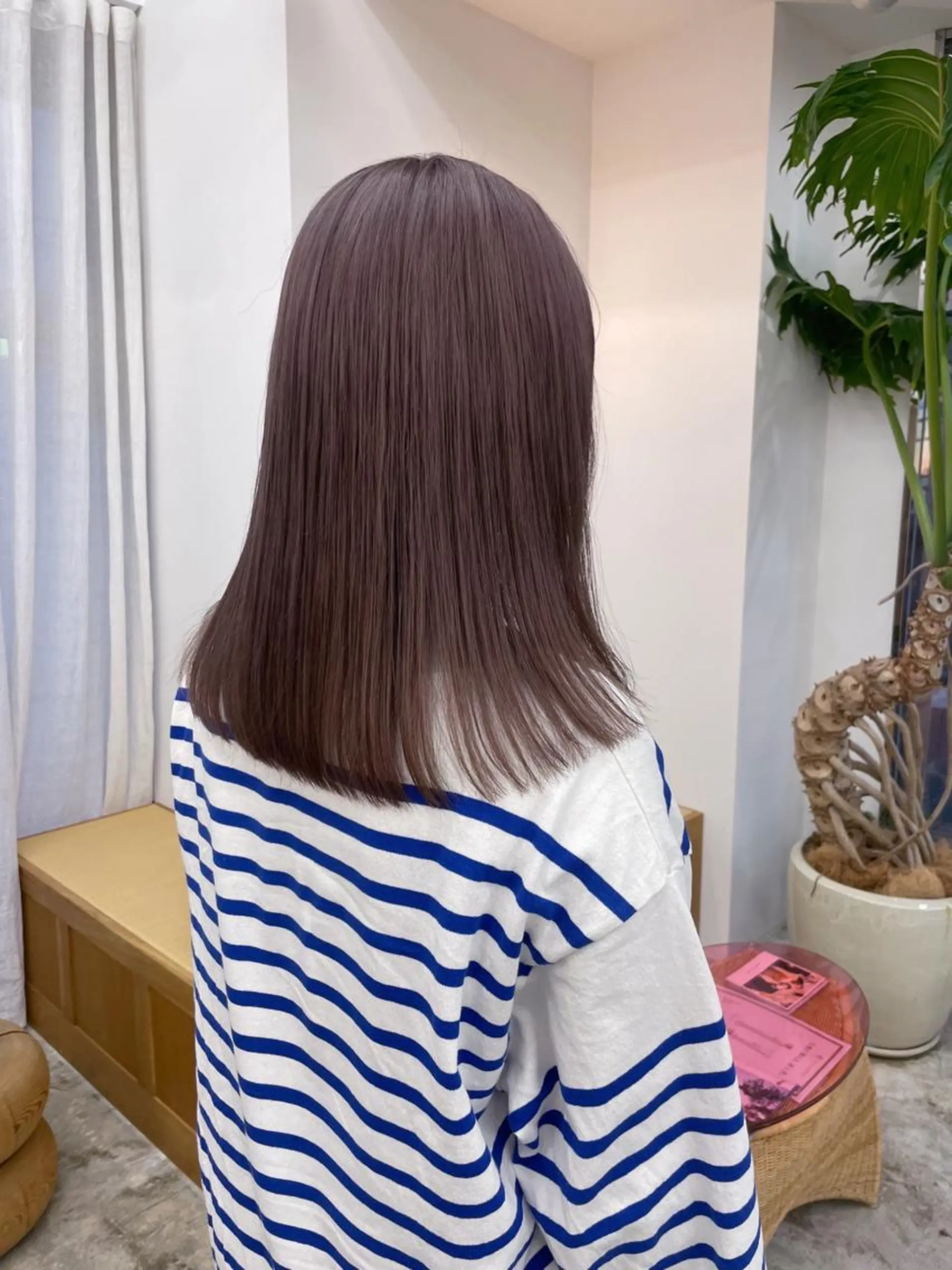 セミロング カラー 垢抜けボブ/SAHO /OAK溝の口のヘアスタイル