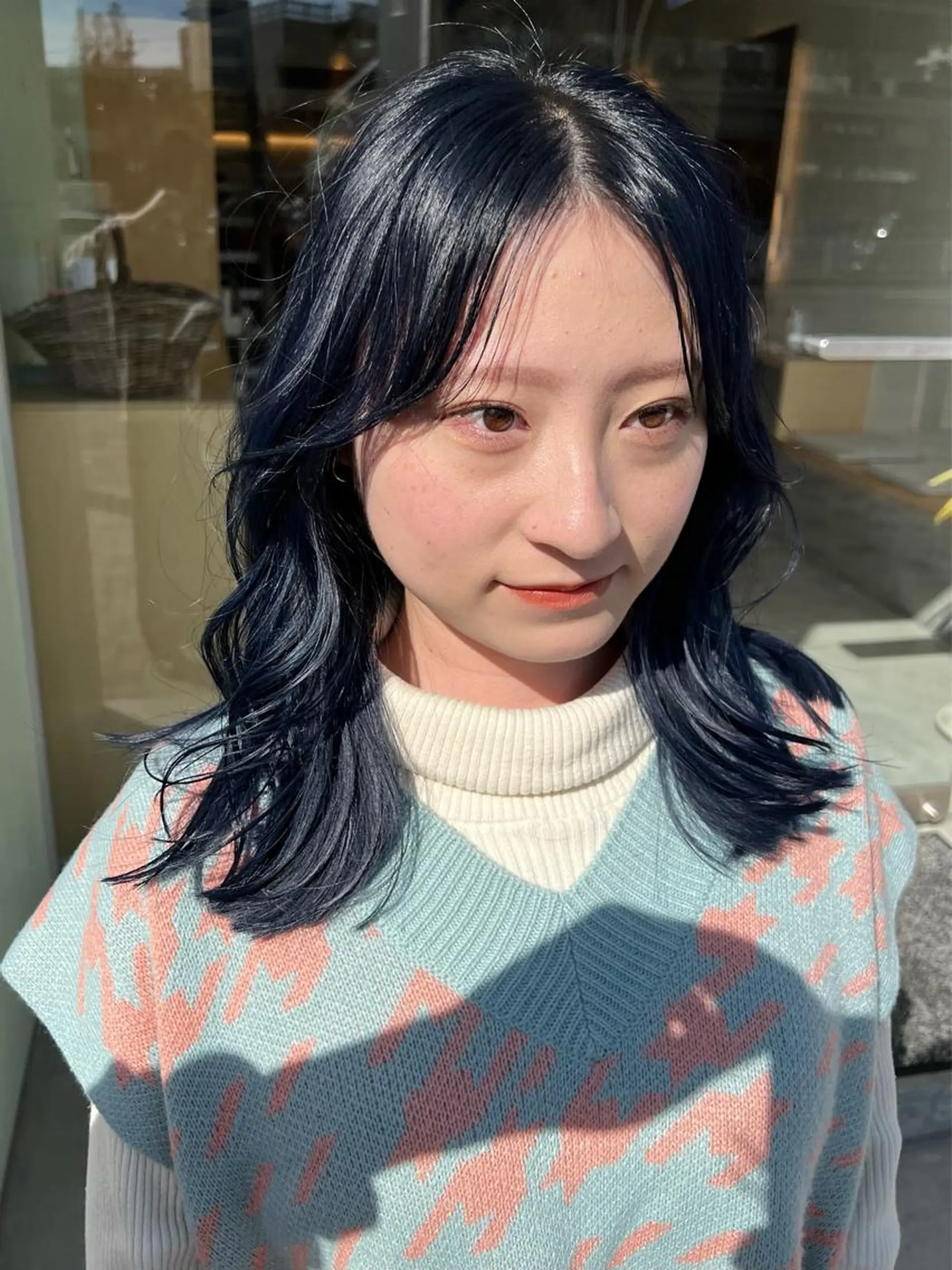 セミロング カラー カット ヘアカラー トリートメント 武田 久司のヘアスタイル