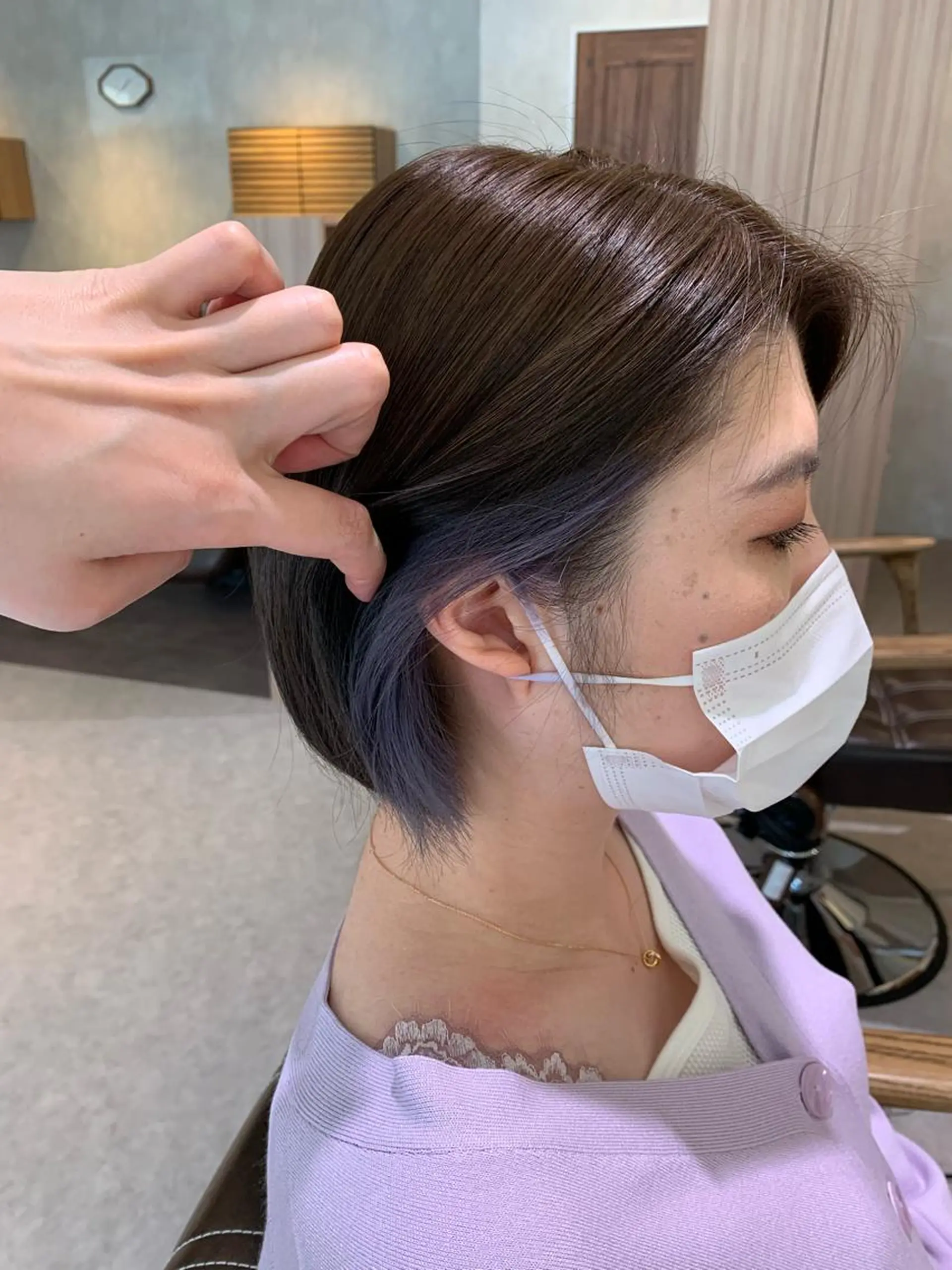 ショート カラー カット ヘアカラー unöi所属・3月Open unöi  ホナミのヘアスタイル