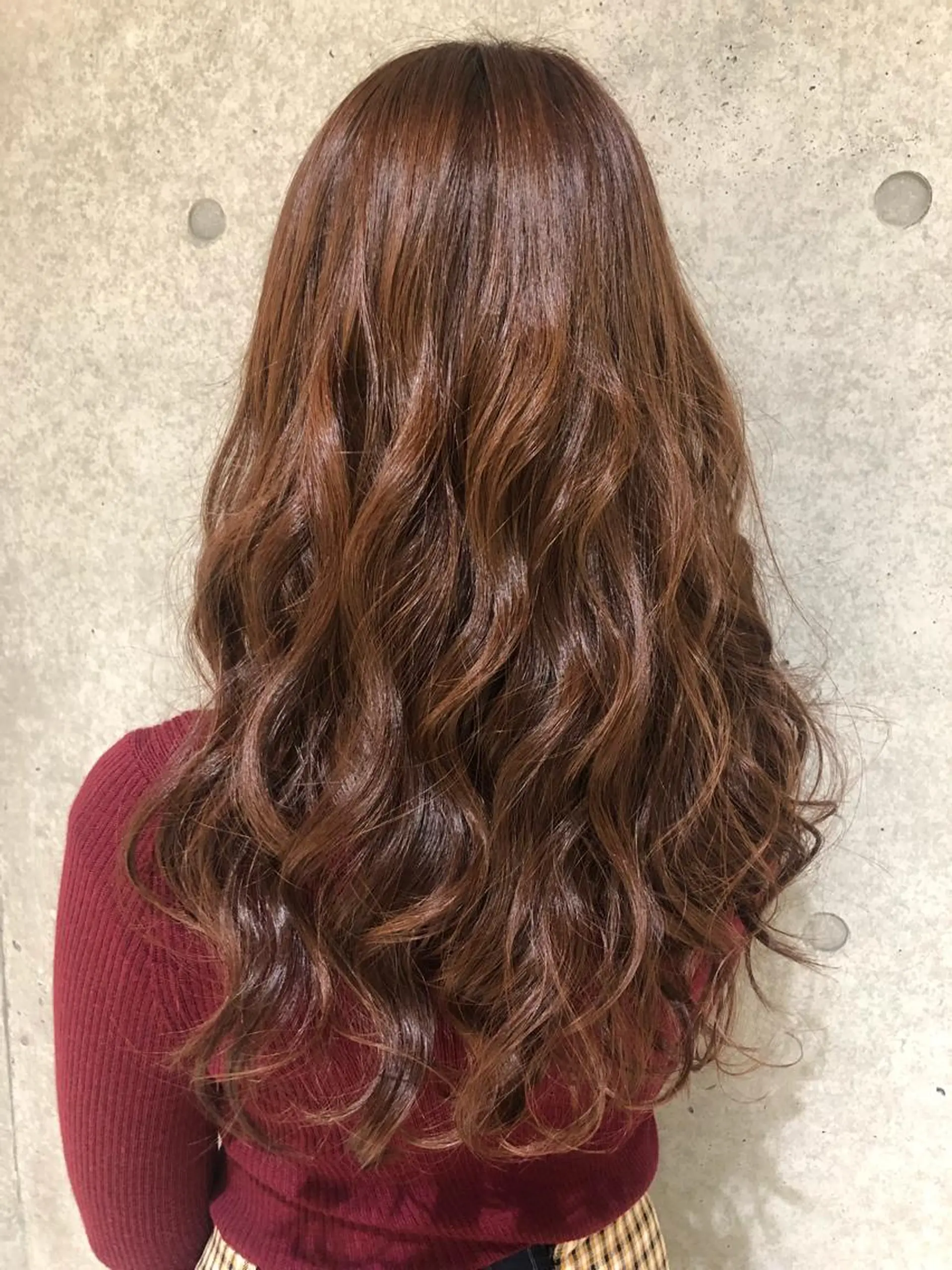 ロング カラー 飯島 優衣のヘアスタイル