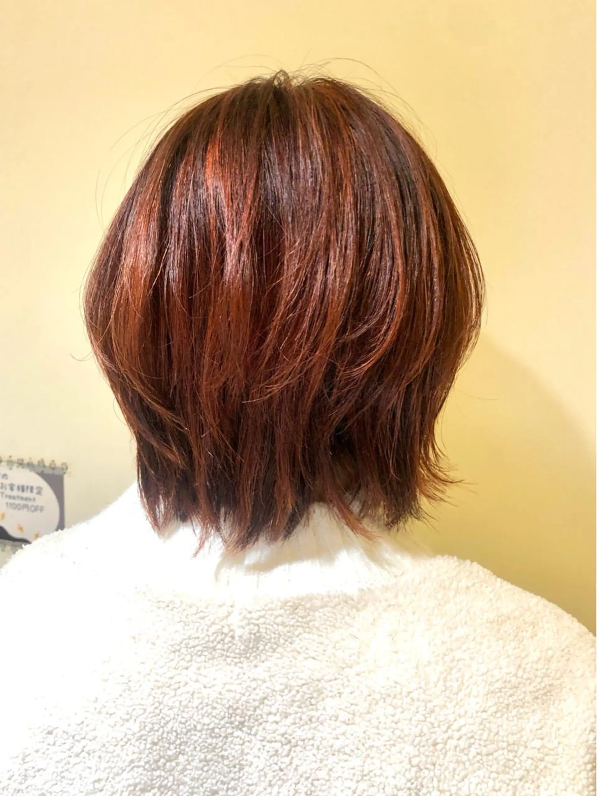 ミディアム カラー さかい なつみのヘアスタイル