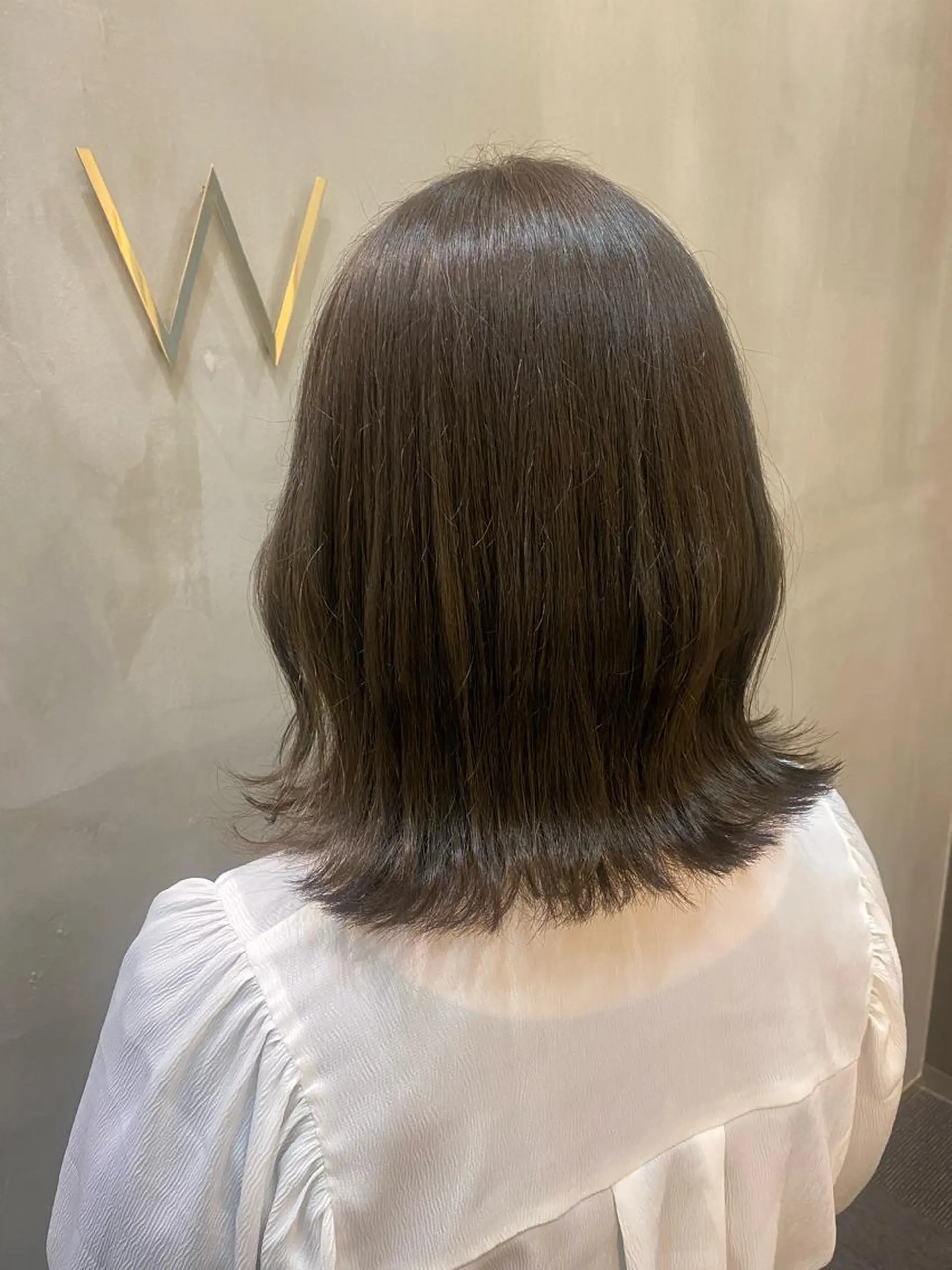 ミディアム カラー 韓国×髪質改善カラー 💎hinaのヘアスタイル