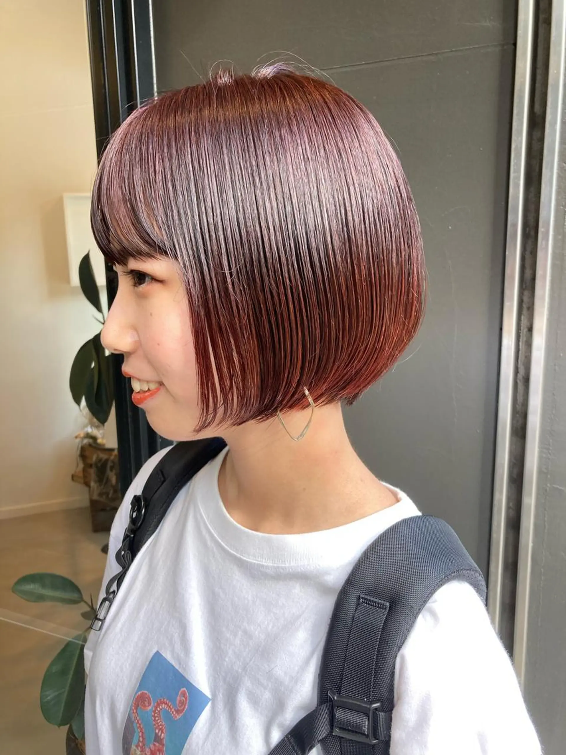 ミディアム ボブ オオタ ユキのヘアスタイル