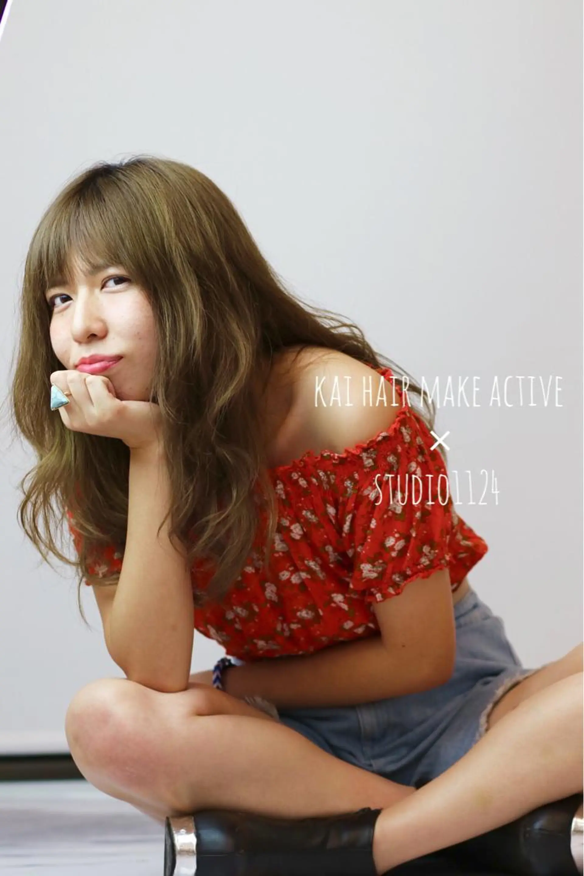 ロング カラー 坂東 秀幸のヘアスタイル