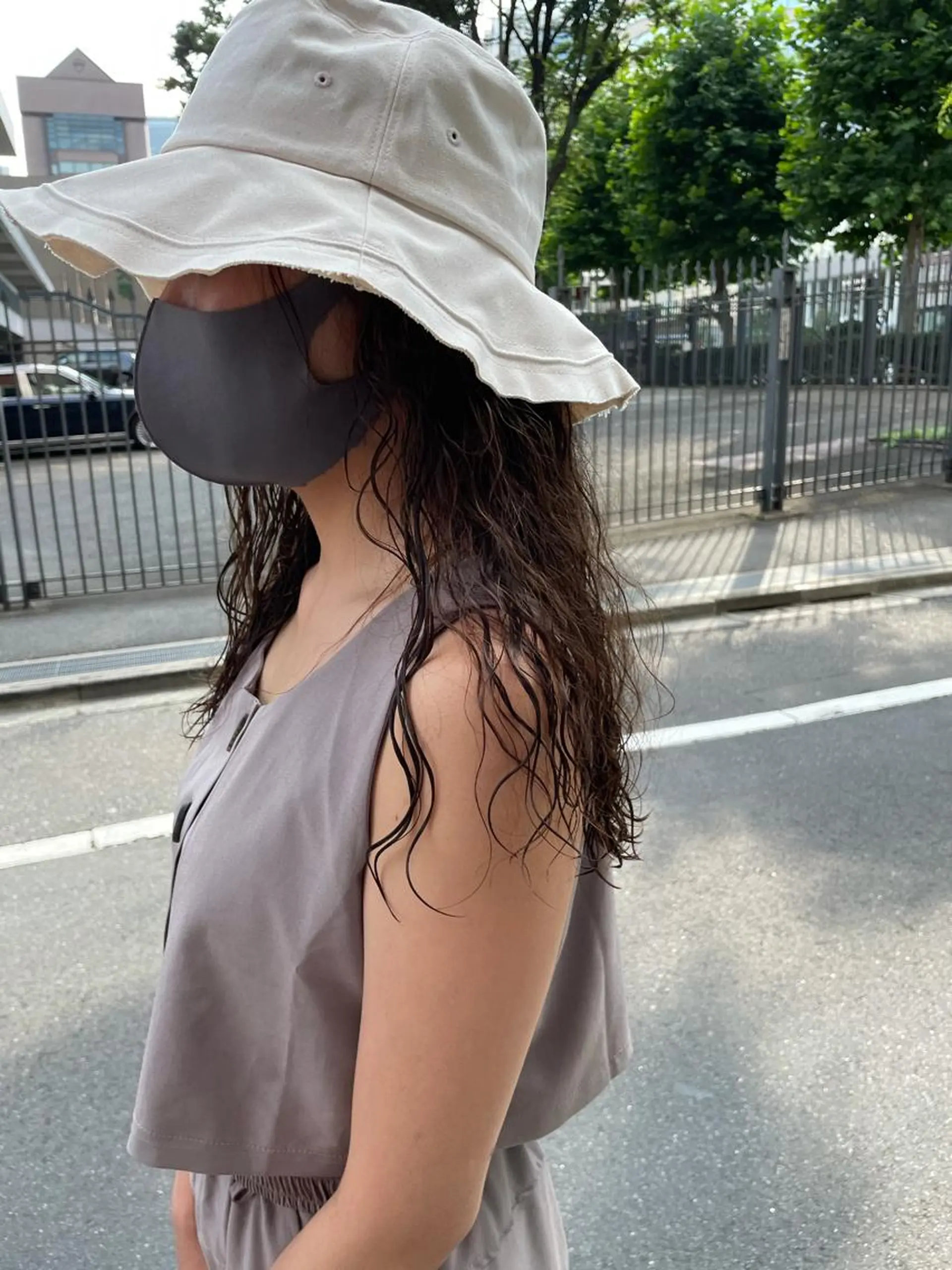 ロング パーマ キッズ カット パーマ トリートメント オトナヘア🌸 harukaのヘアスタイル