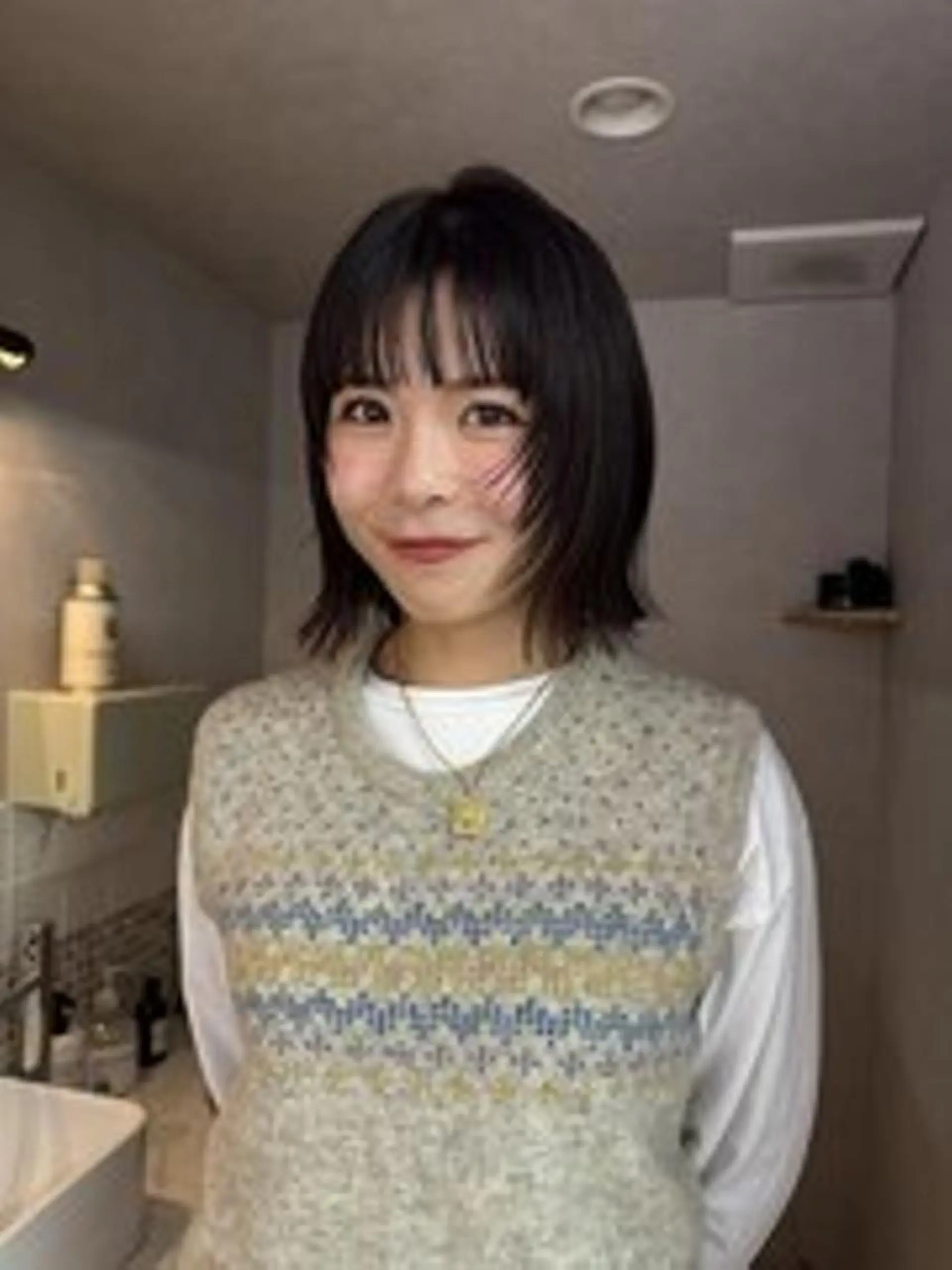 ショート カット ヘアカラー nelke/レイヤー 立川/ブリーチのヘアスタイル