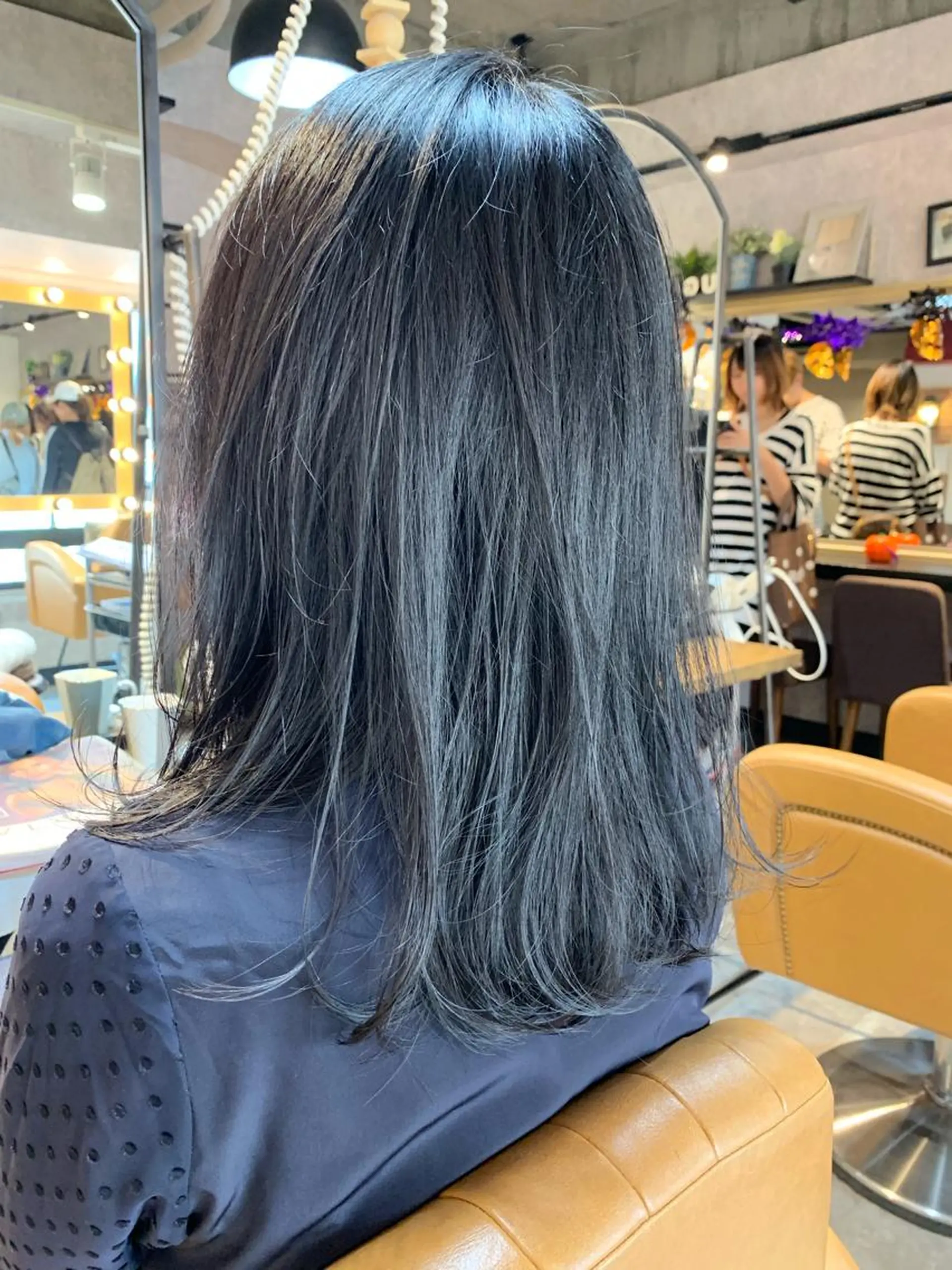 ミディアム カラー カット ヘアカラー トリートメント 縮毛/ショート/ ボブ/レイヤー/小原のヘアスタイル