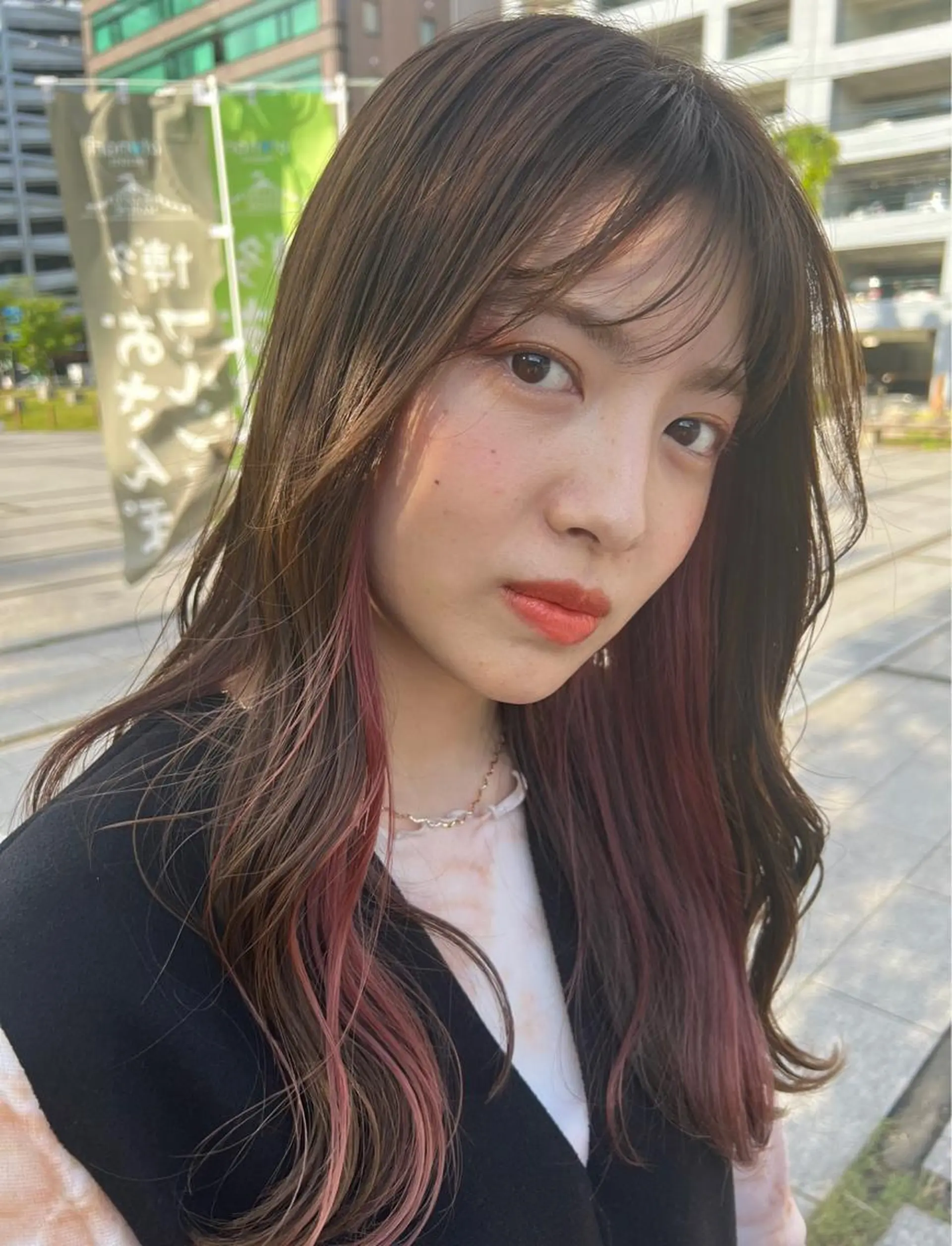 ロング カラー シャンプーボーイセントラル所属・ミウラフウキ 髪質改善のヘアスタイル