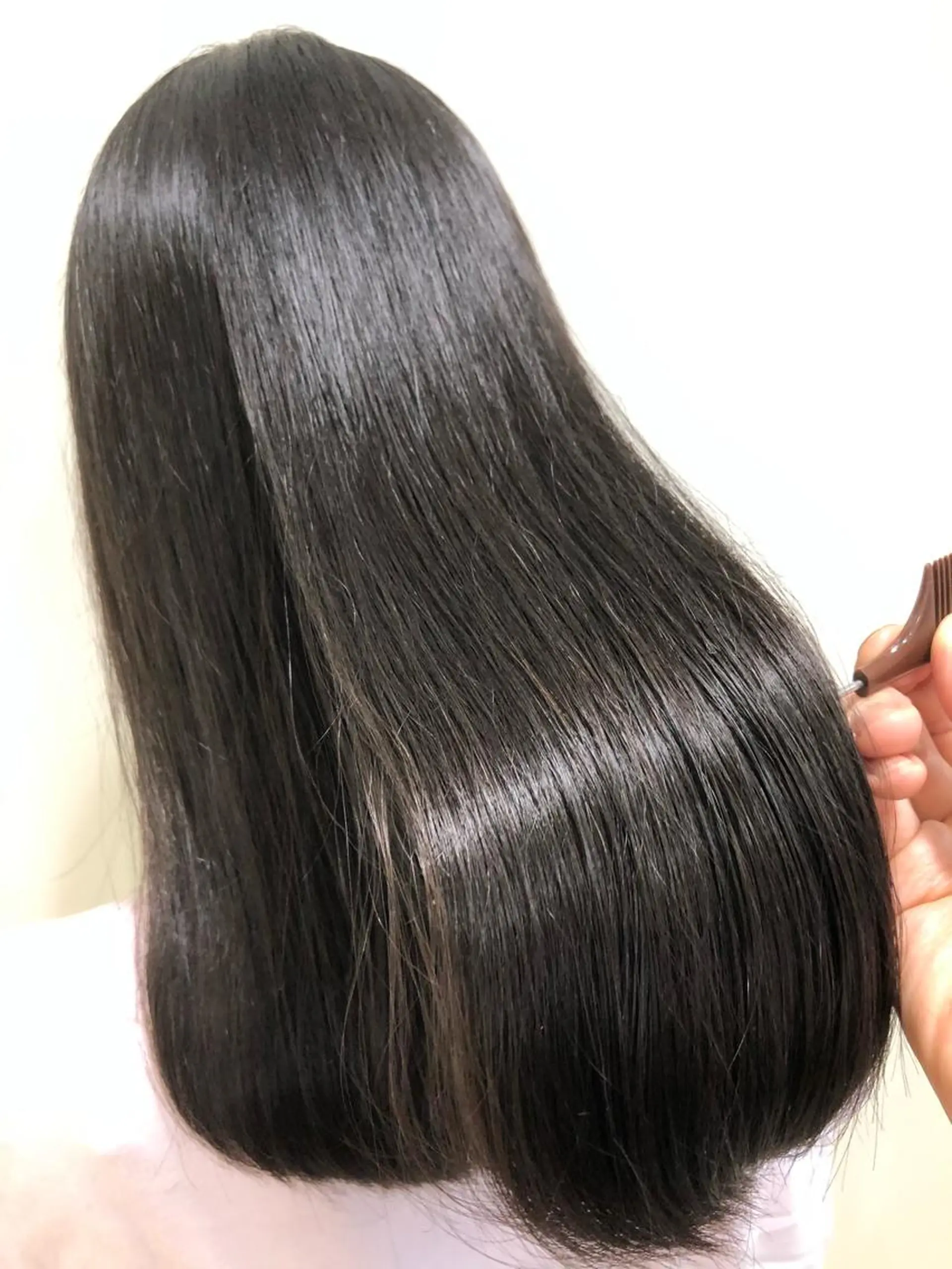 ロング 髪質改善 縮毛矯正 トリートメント 酸熱トリートメント 縮毛矯正 トリートメント コテ巻き風パーマ/ 髪質改善/河島恭平のヘアスタイル