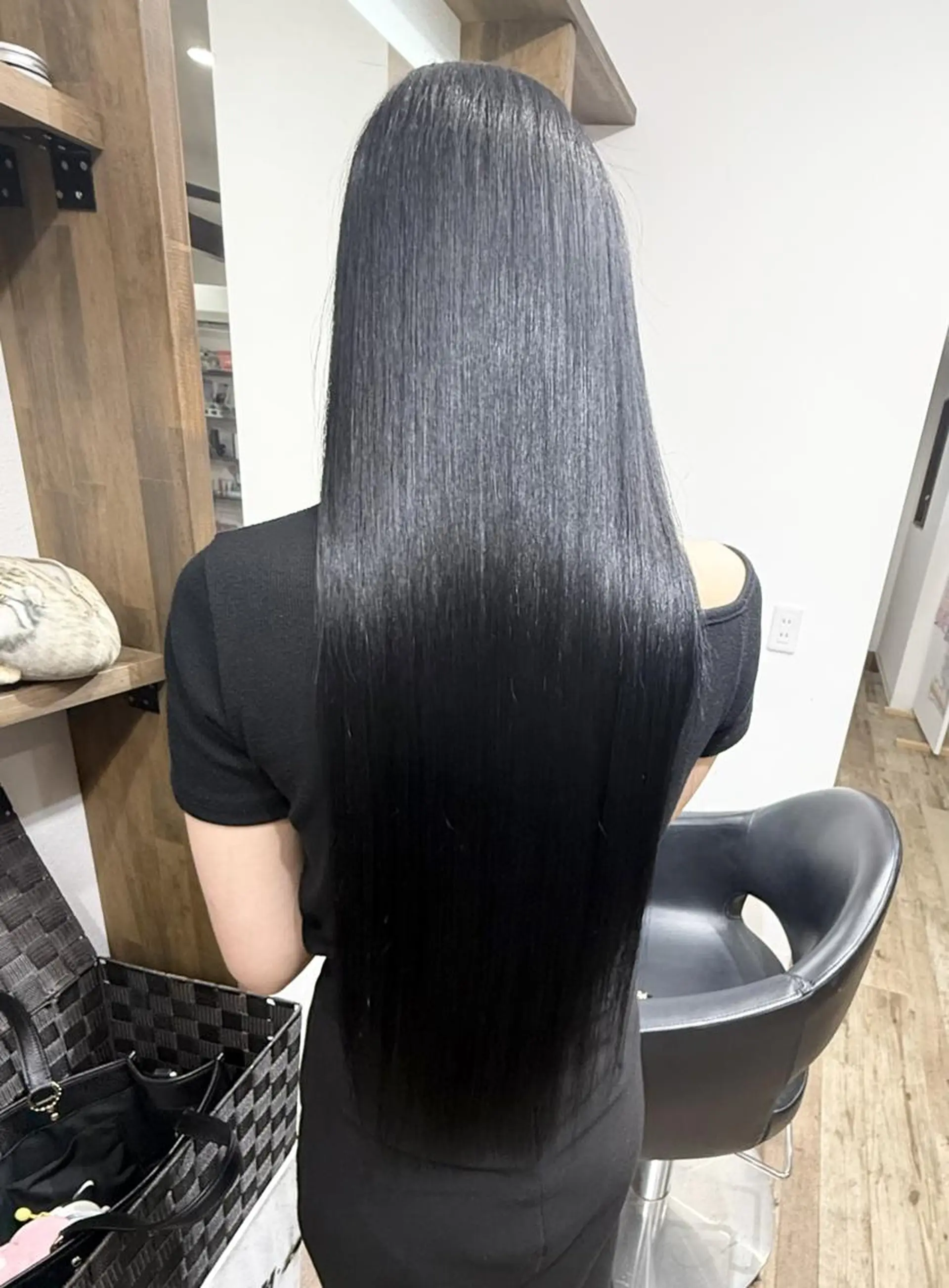 ロング パーマ 髪質改善 縮毛矯正 トリートメント 村井 隆仁のヘアスタイル