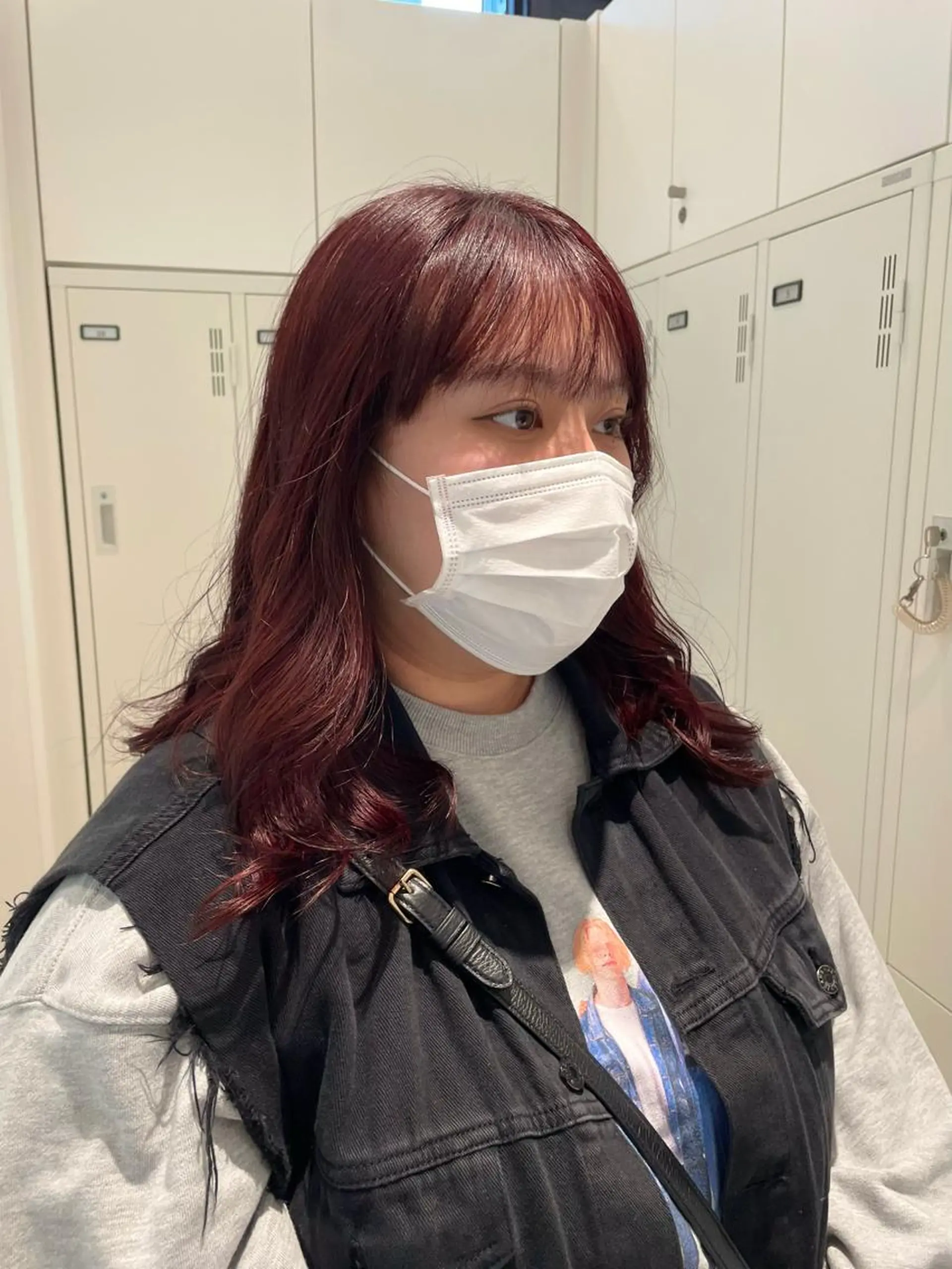 セミロング 💗モデルカット 募集中のヘアスタイル