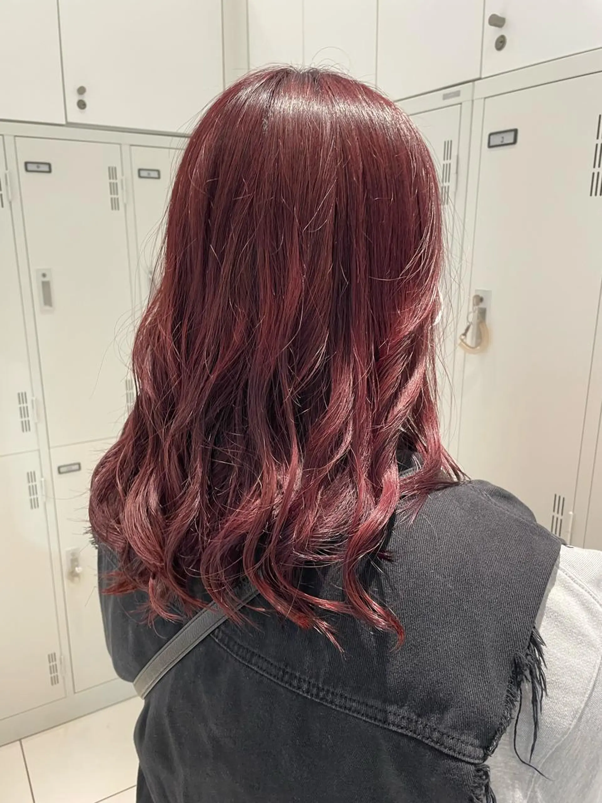 セミロング 💗モデルカット 募集中のヘアスタイル