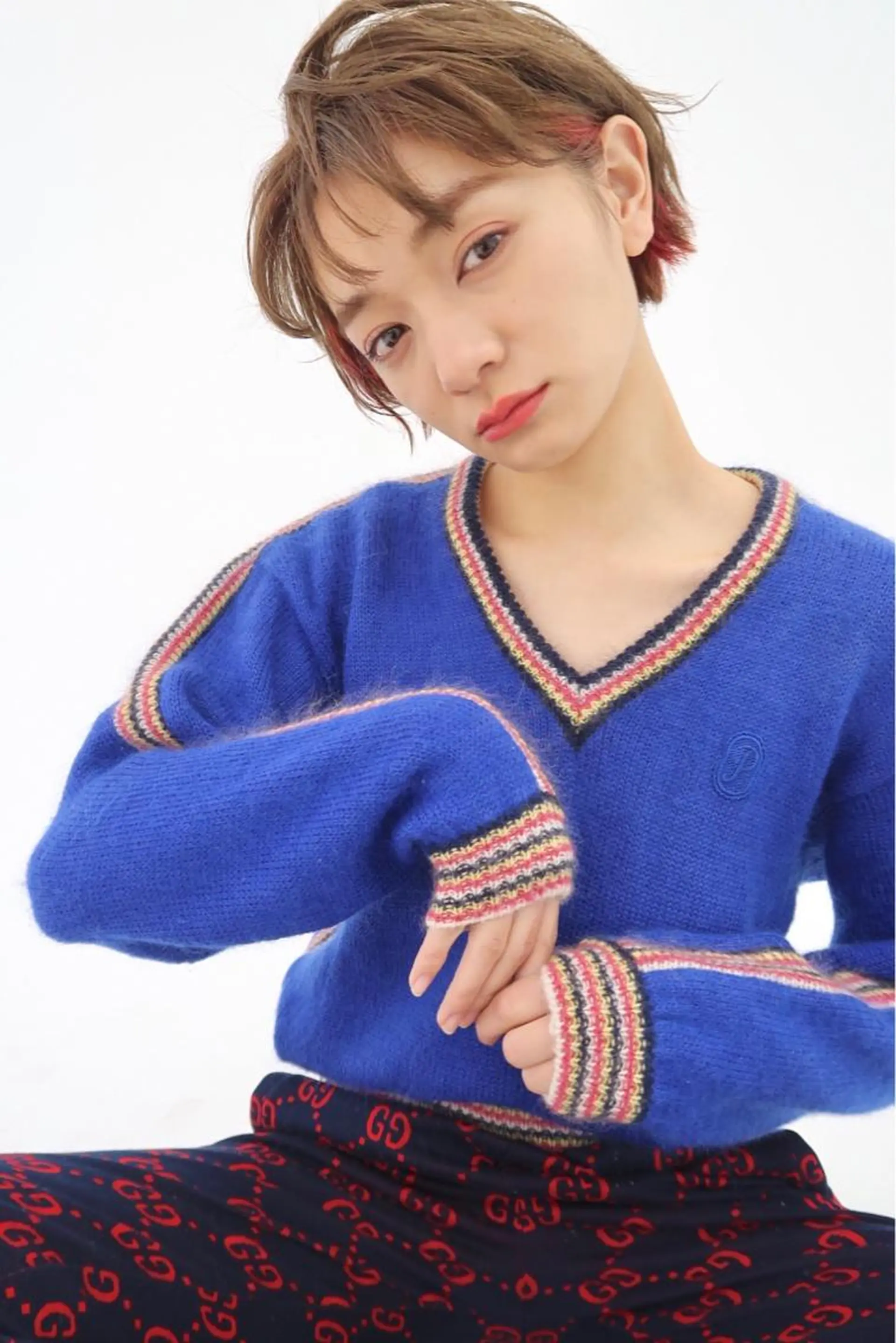 ショート カラー パーマ Memories水天宮前所属・花渕 俊彦のヘアスタイル