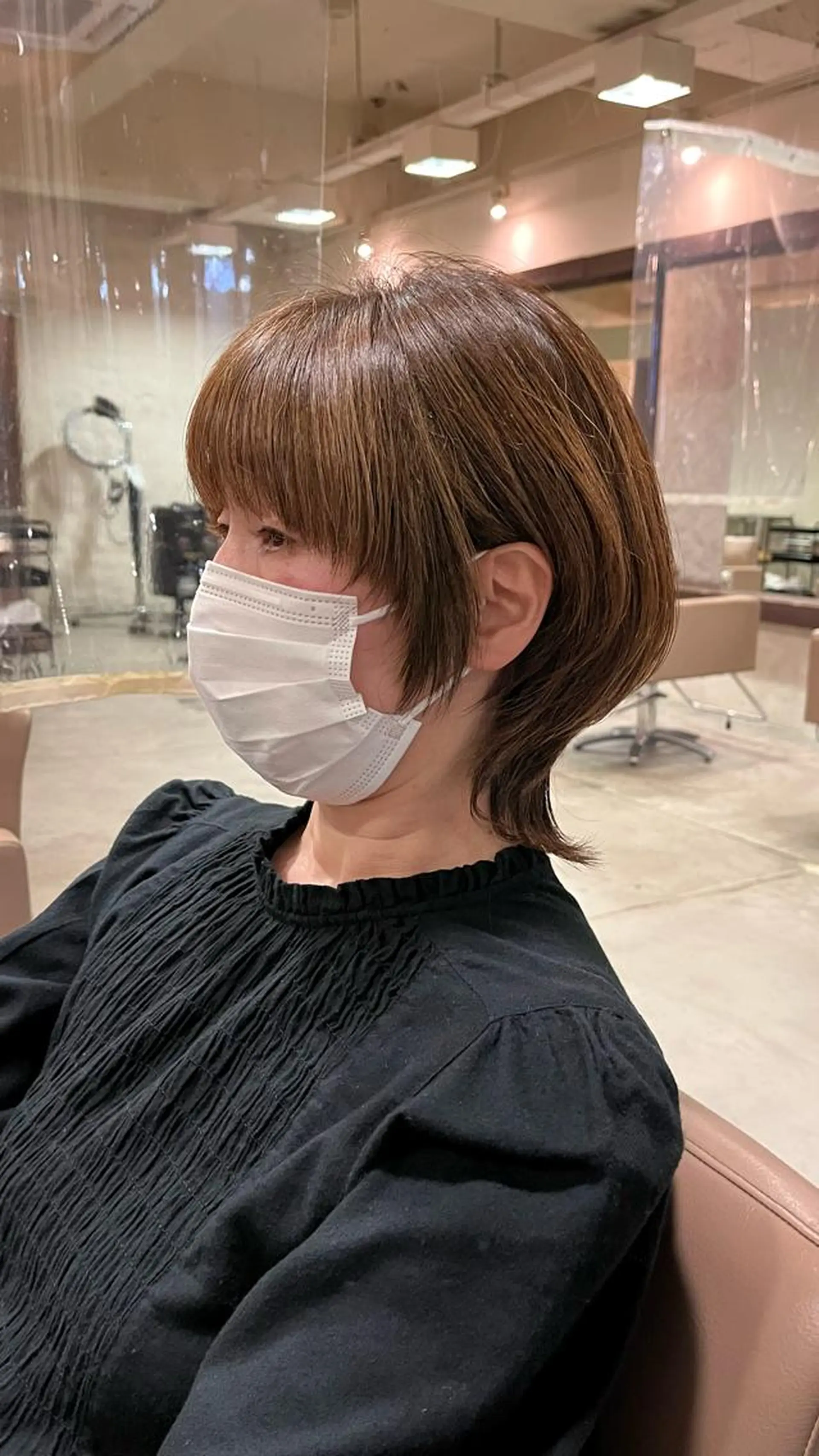 ショート ショートヘア ウルフカット 田中 鈴乃のヘアスタイル