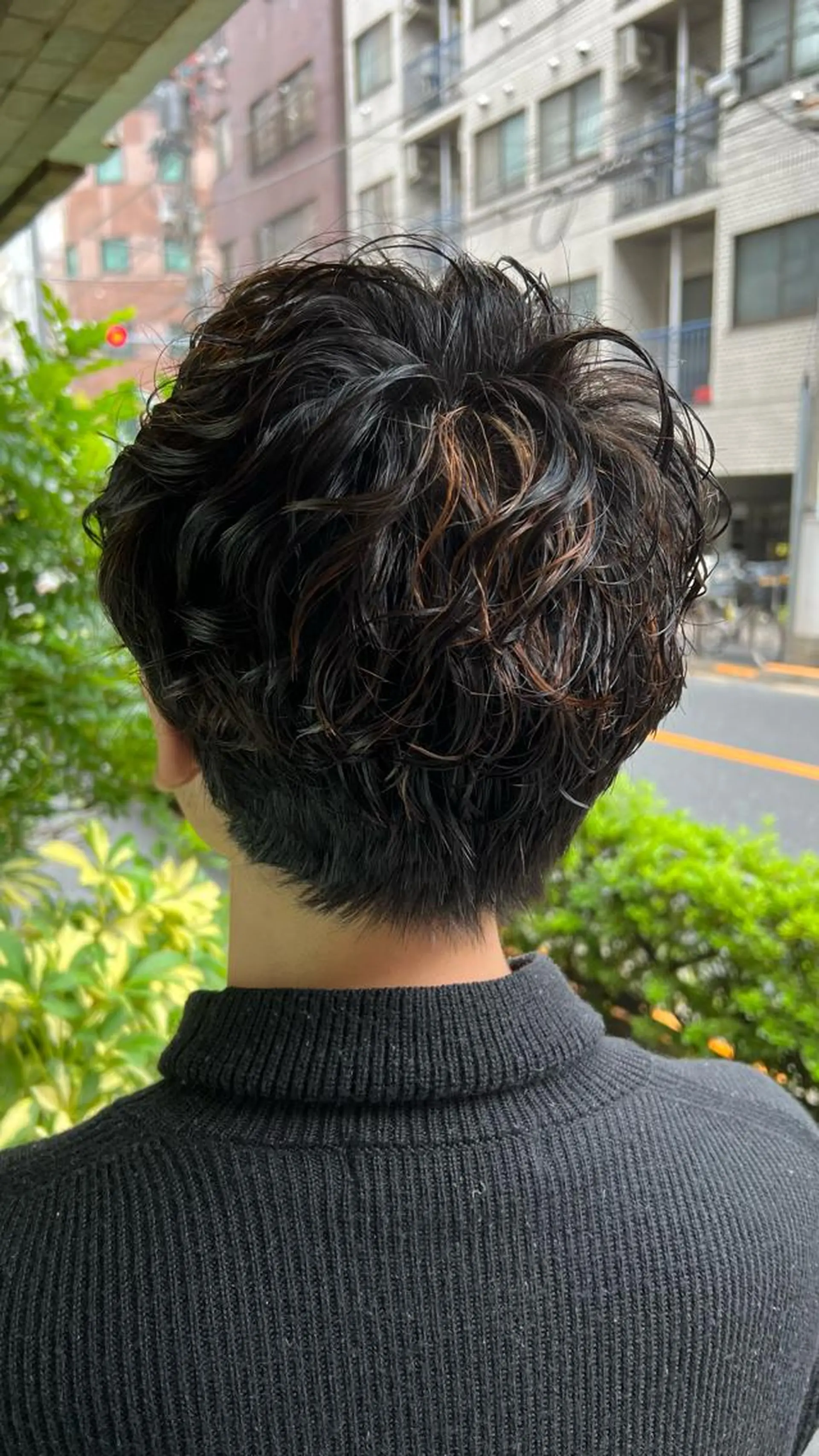 ショート パーマ メンズ 勝俣 政季のヘアスタイル