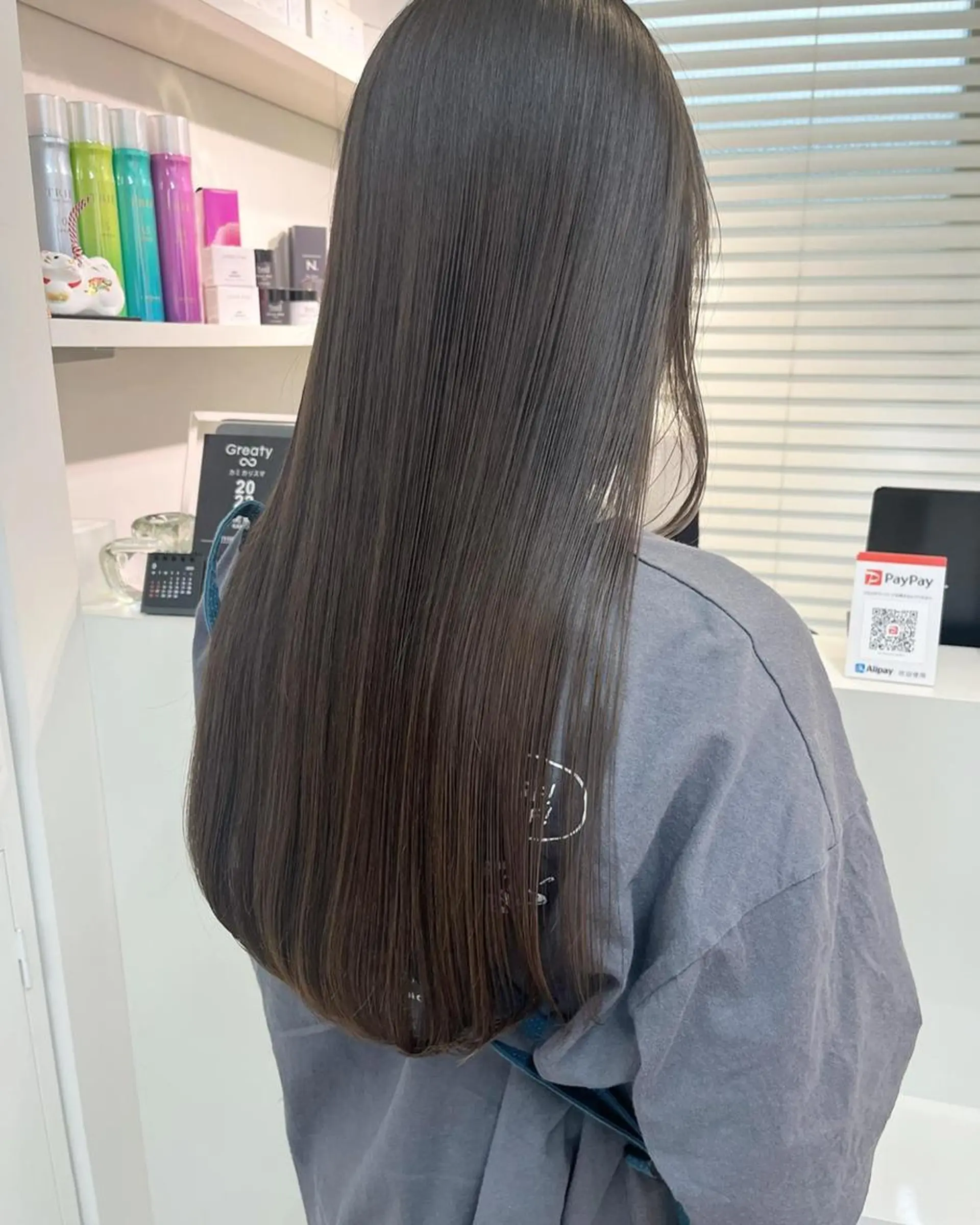 ミディアム カラー ヘアアレンジ 結婚式・ブライダル 黒髪 韓国風カラー くせ毛 顔周りカット 韓国/髪質改善💘 櫻井かれんのヘアスタイル