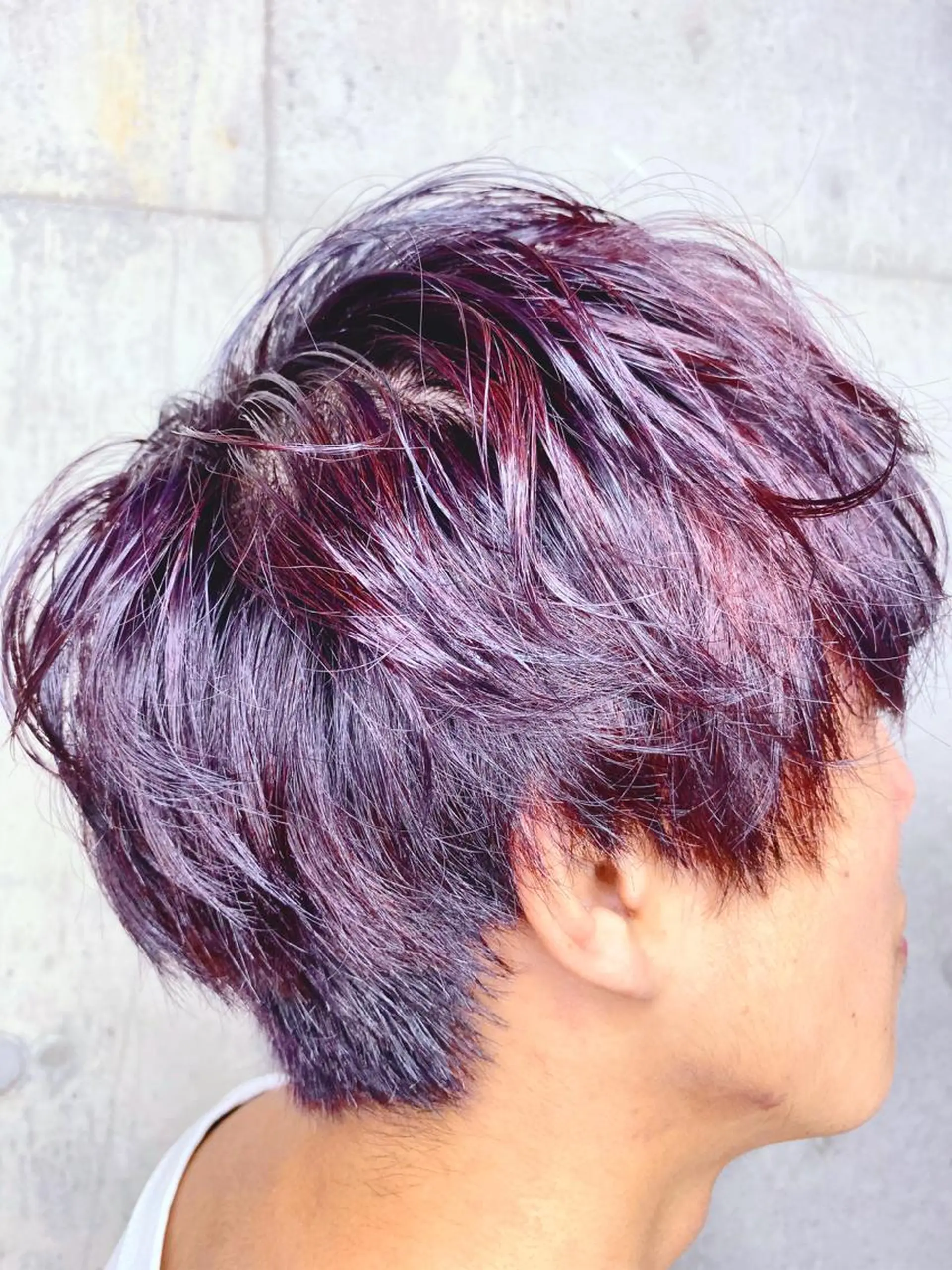 カラー メンズ メンズブリーチカラー /パーマ ごーた立川のヘアスタイル