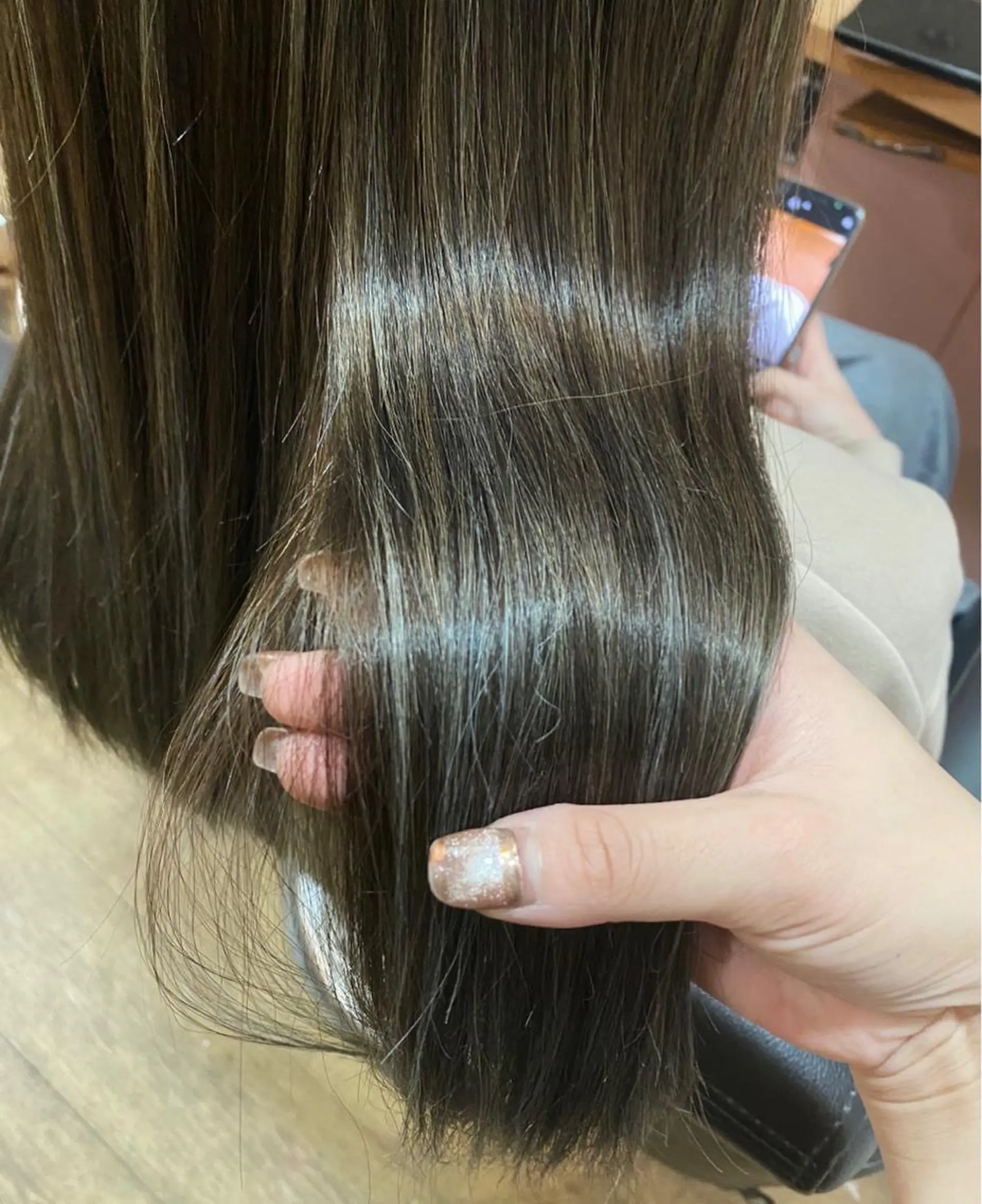 ロング カラー カット ヘアカラー トリートメント JILL ユキのヘアスタイル