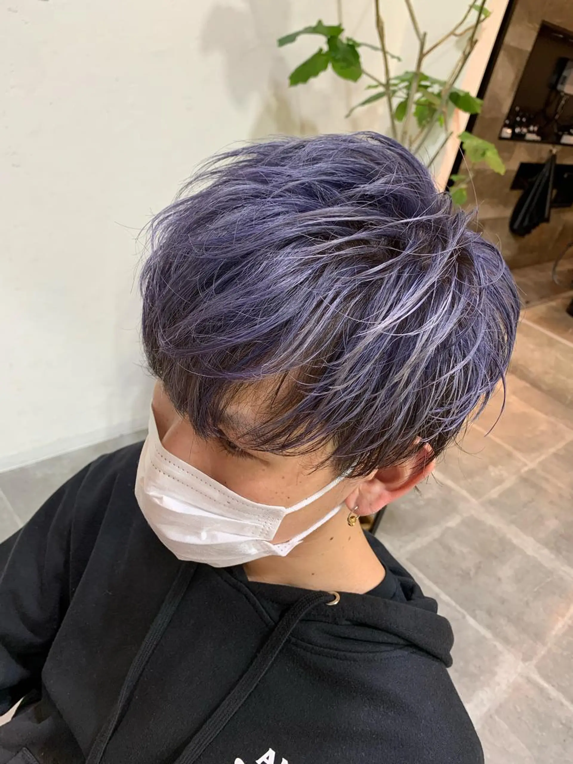 ショート カラー メンズ 天野 開のヘアスタイル