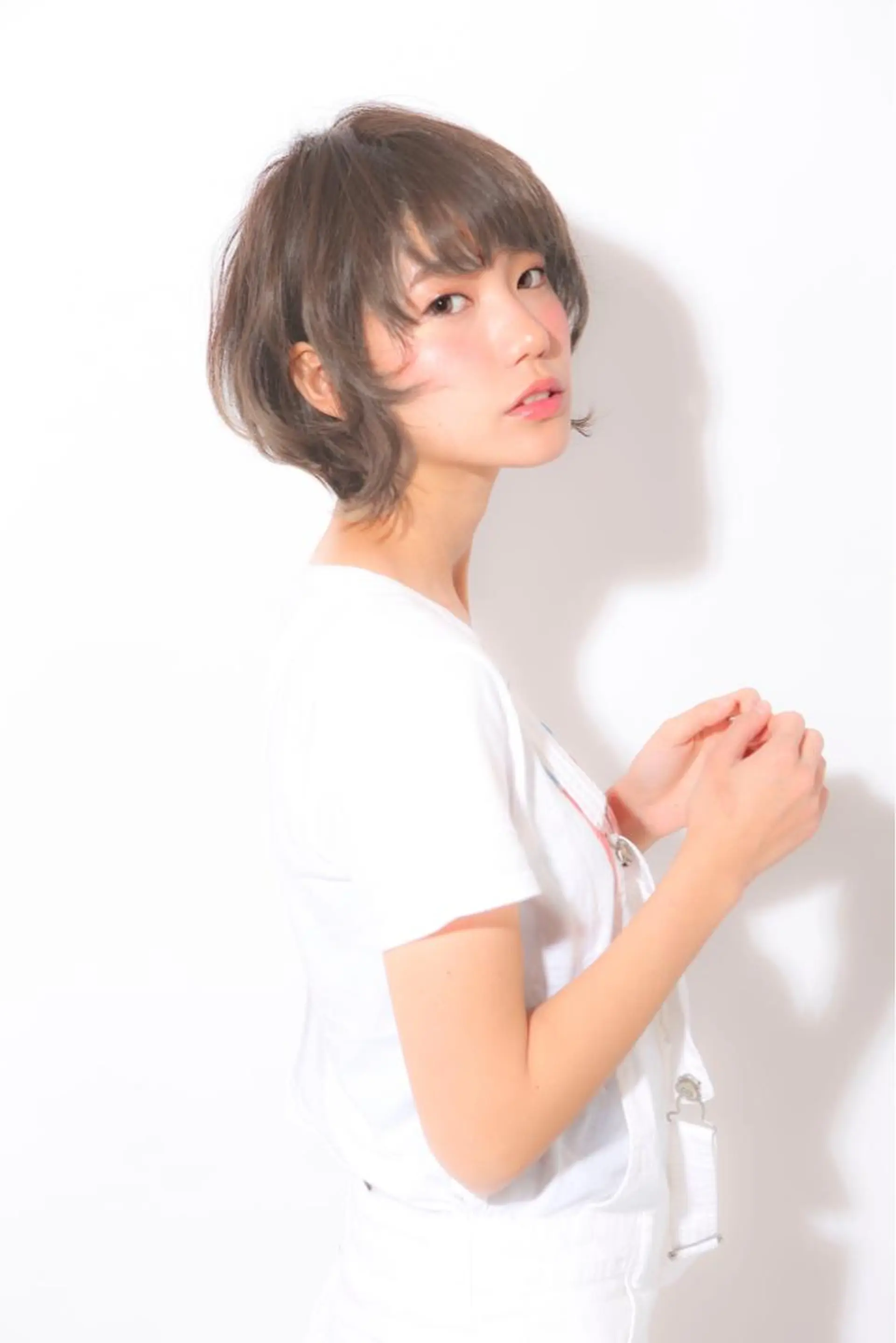 ショート カラー パーマ モテ髪透明感❤️ デイズヘアカラーのヘアスタイル