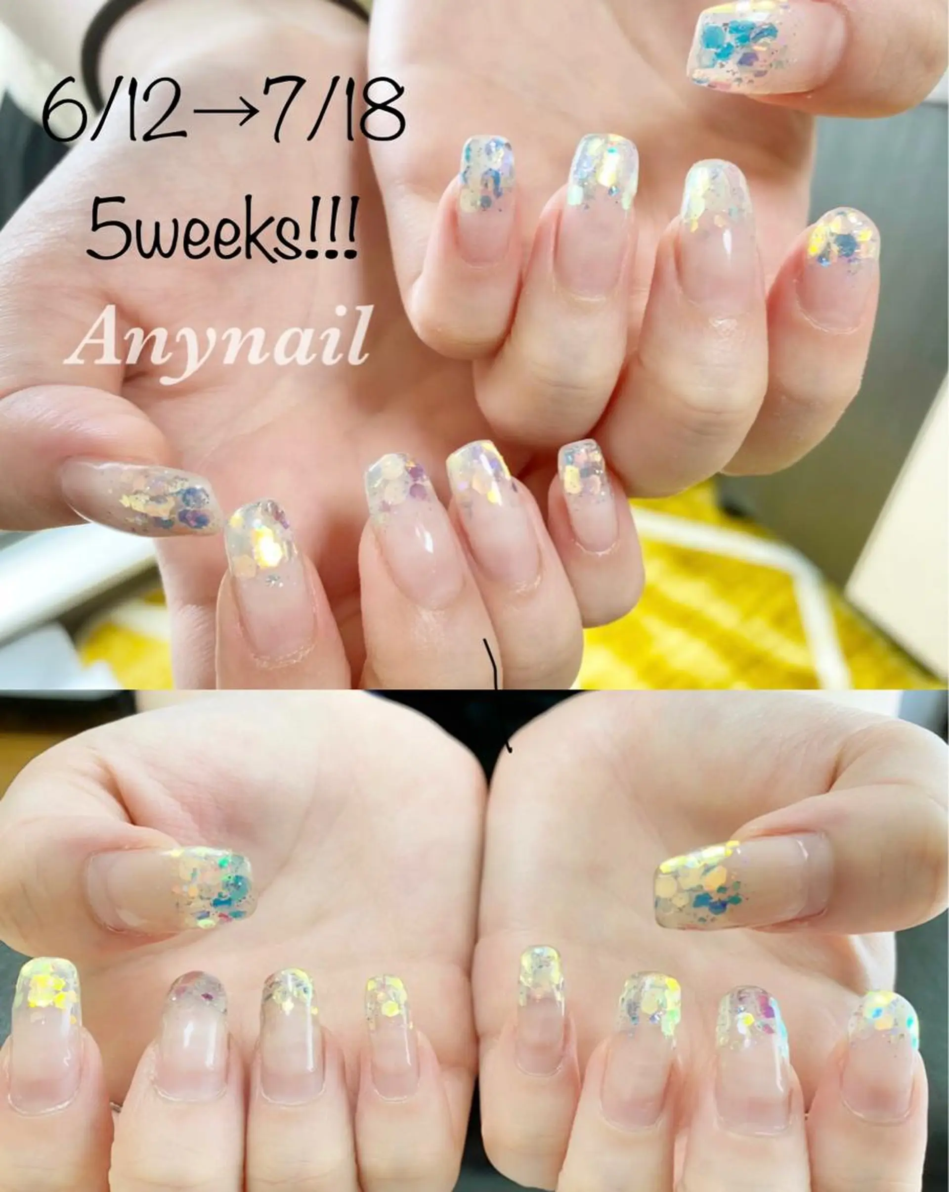 ネイル ブルー ジェルネイル 岩澤 恵子のネイルデザイン