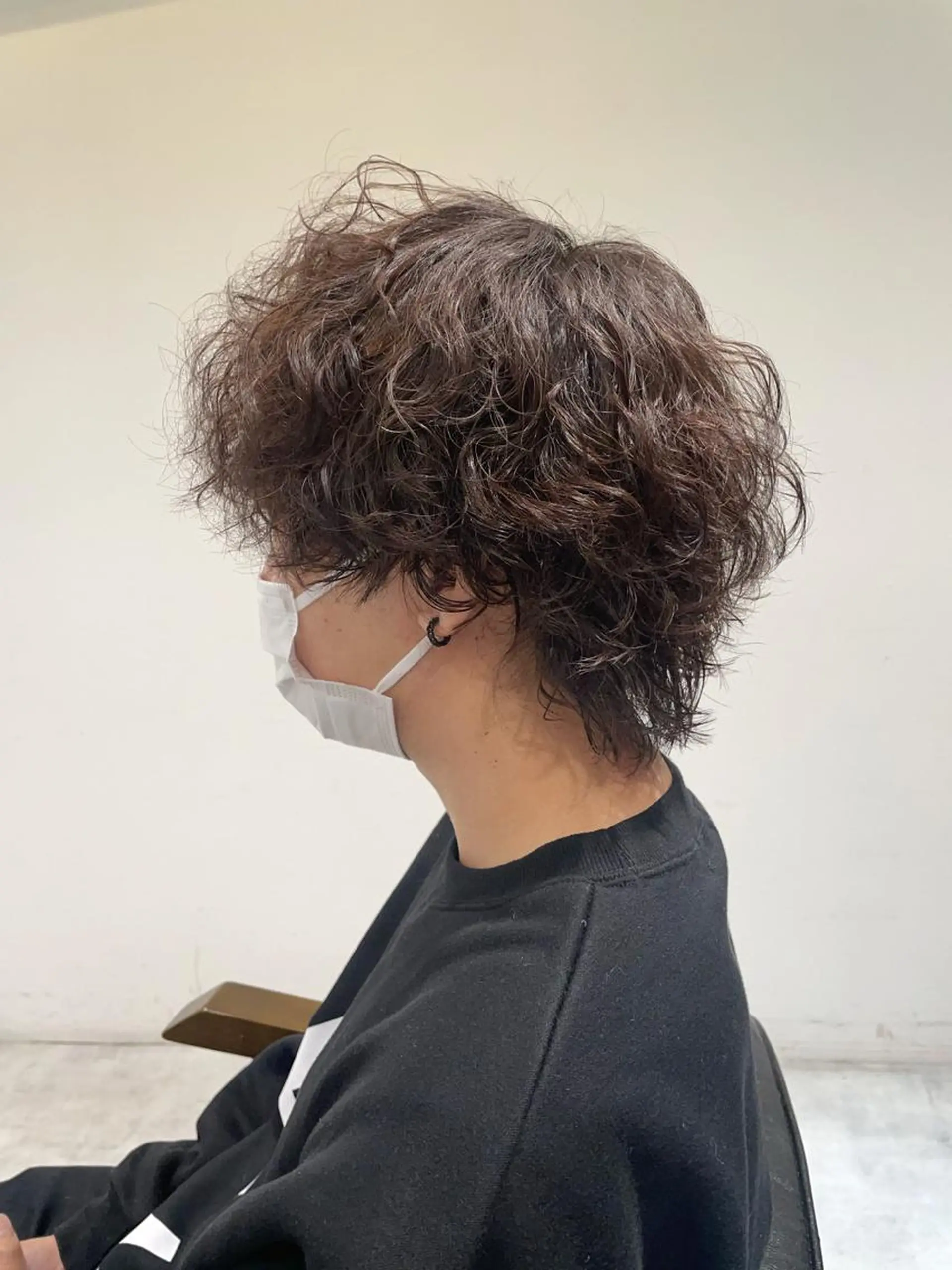 ミディアム パーマ メンズ カット 田中大星 /ボブ 縮毛矯正のヘアスタイル