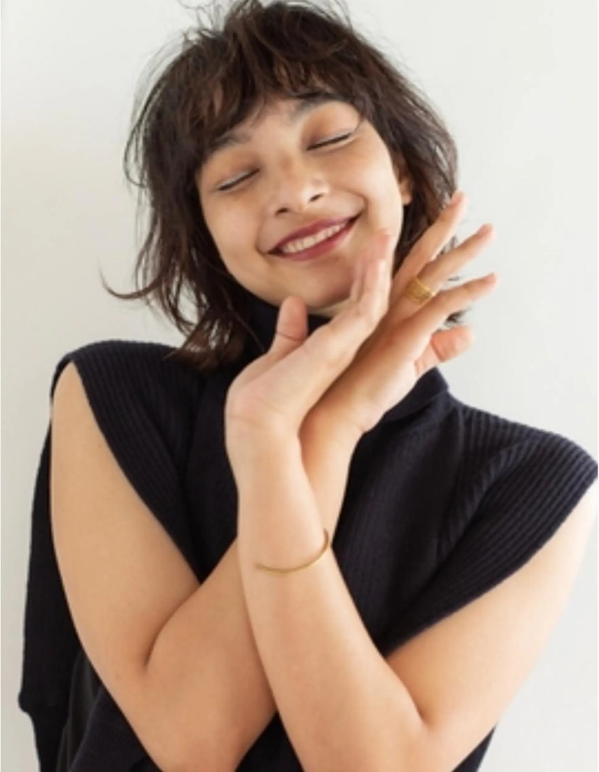 ミディアム カラー カット ヘアカラー トリートメント ボブ／レイヤー／艶 🦕risa  森下のヘアスタイル