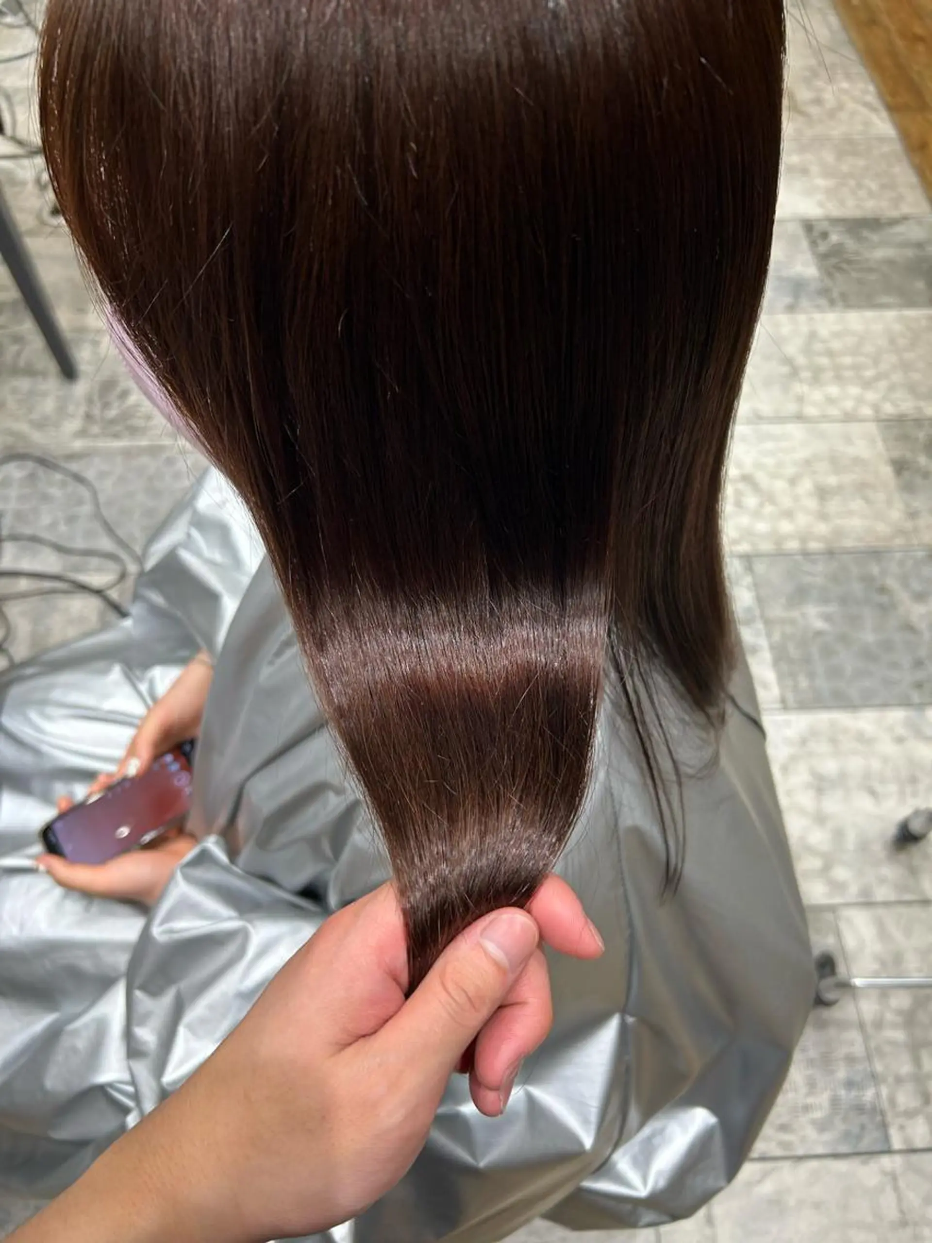 ロング カラー パーマ バレイヤージュ ブリーチ ケアブリーチ ダブルカラー ハイライトカラー カット ヘアカラー 縮毛矯正 トリートメント 新宿✨顔周りカット 韓国ヘア/坂本亜裟海のヘアスタイル