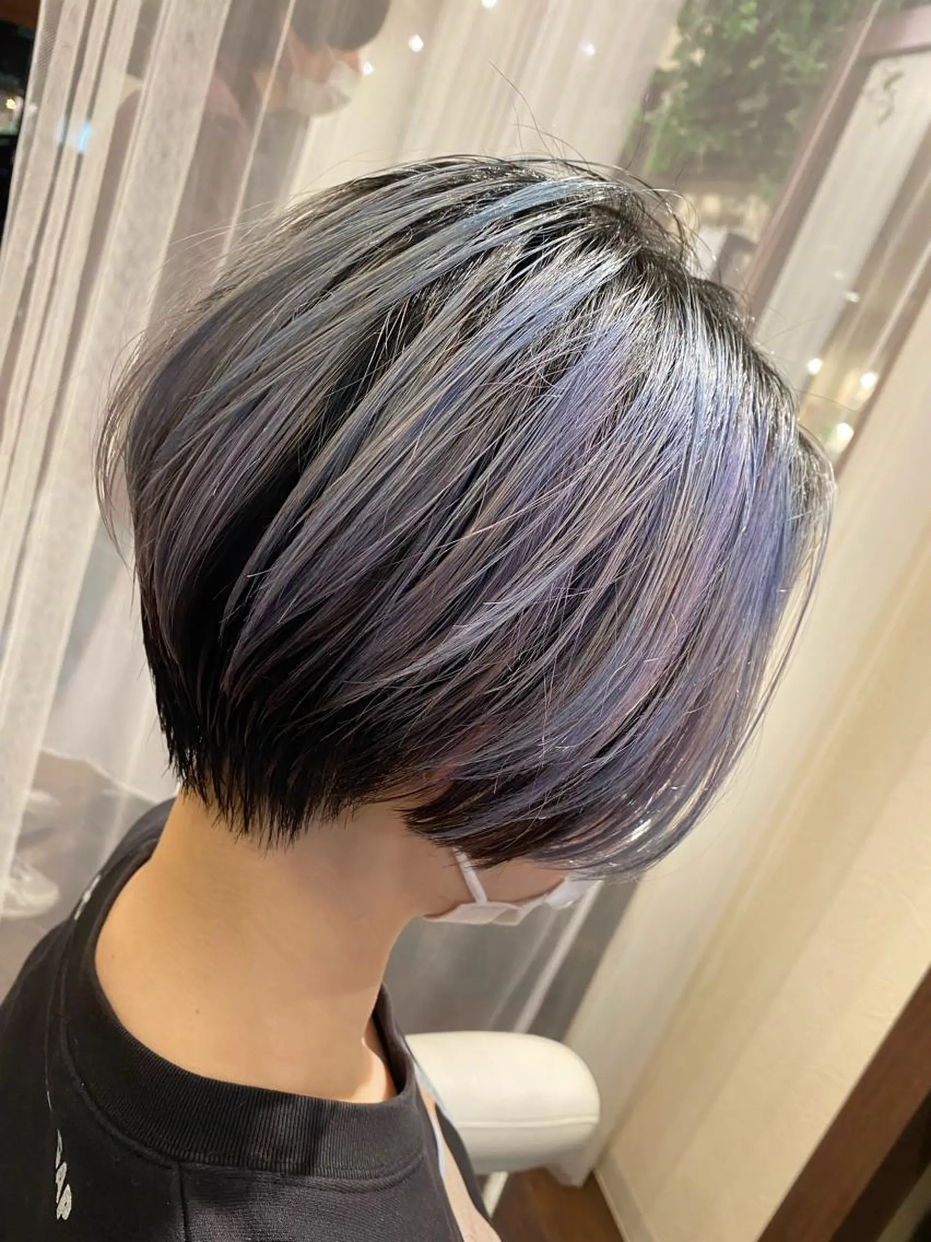 ショート 艶ｶﾗｰ｜ｽﾄﾚｰﾄ 🍟yuki🍟のヘアスタイル