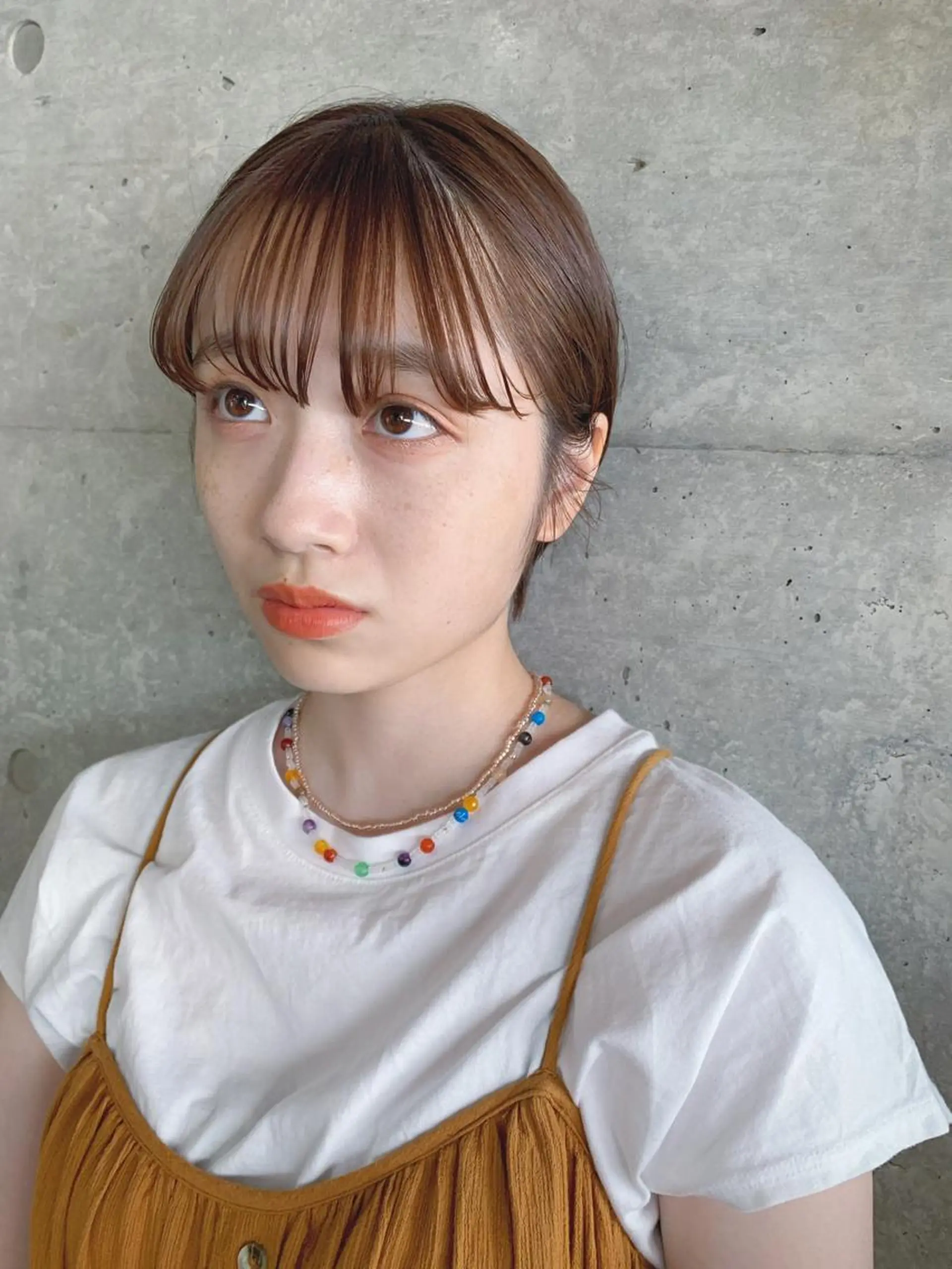 ショート カラー ボブパーマコテ巻き風 パーマNo1深江秀平のヘアスタイル