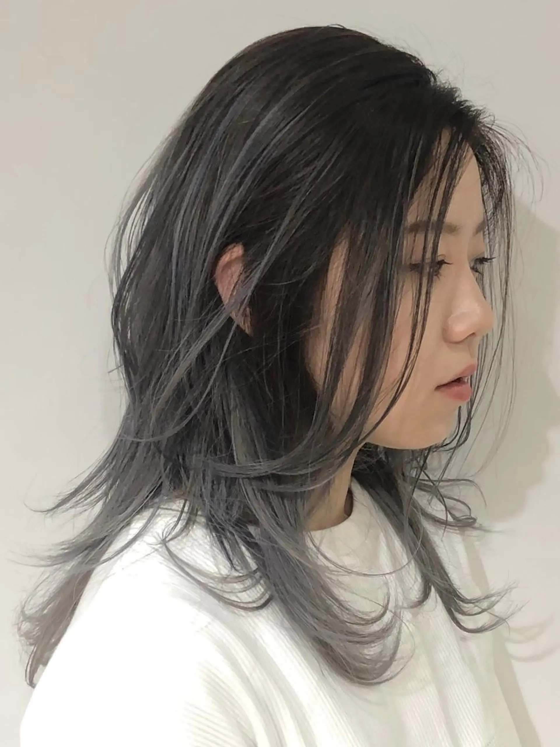 セミロング カラー spooopy所属・🕊大垣 めぐみ🕊のヘアスタイル