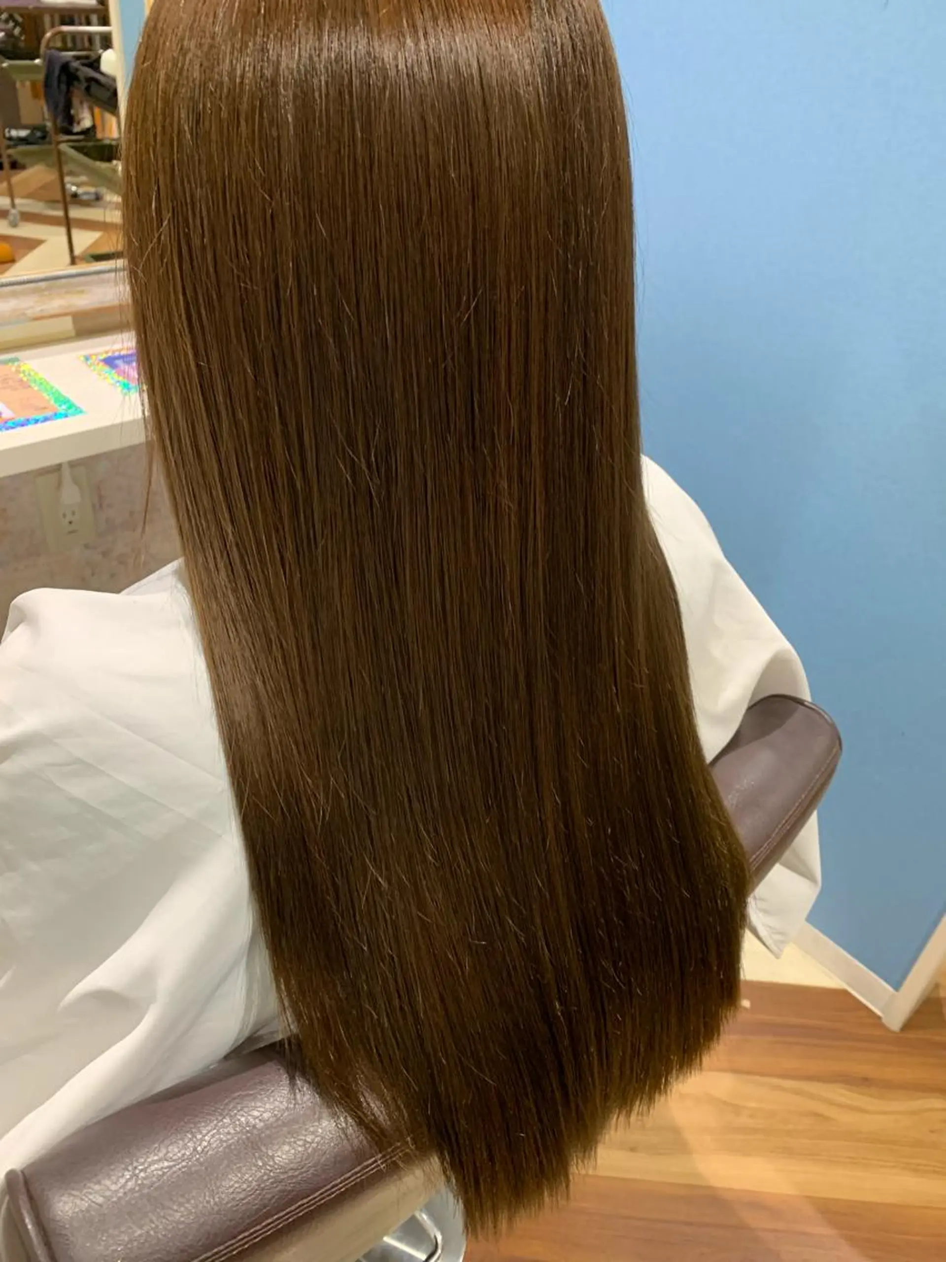 ロング カラー ベージュカラー ブリーチ 髪質改善&Spa fee by carrefour 大橋店[フィー・バイ・カルフール大橋]所属・stylist Yukieのヘアスタイル