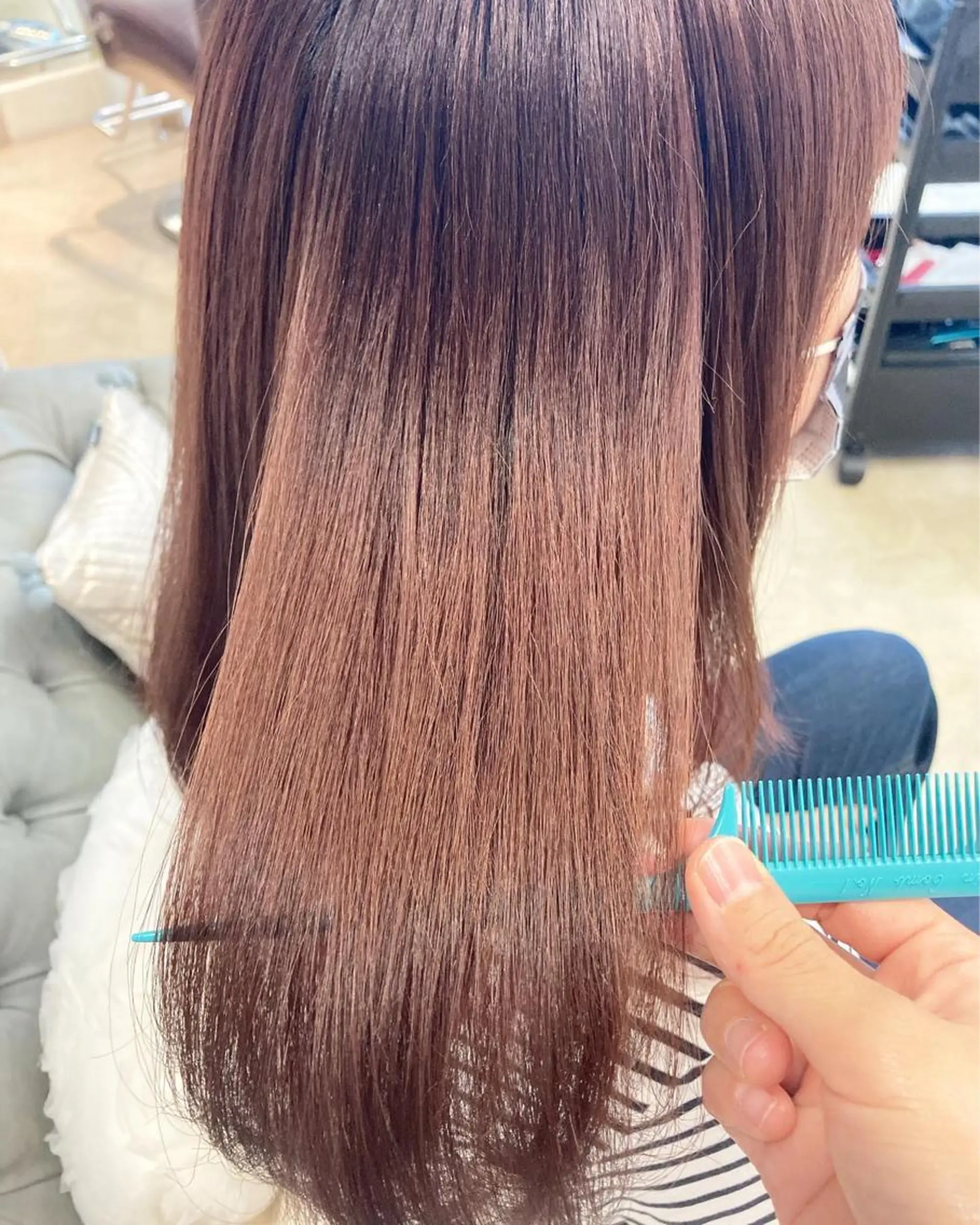 ロング 縮毛矯正 GOSSIP所属・GOSSIP信国 瑞絵のヘアスタイル